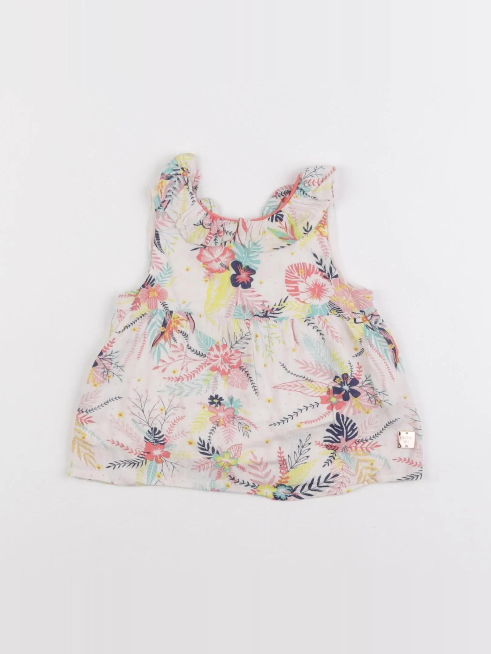 Carrément Beau - blouse multicolore - 3 mois