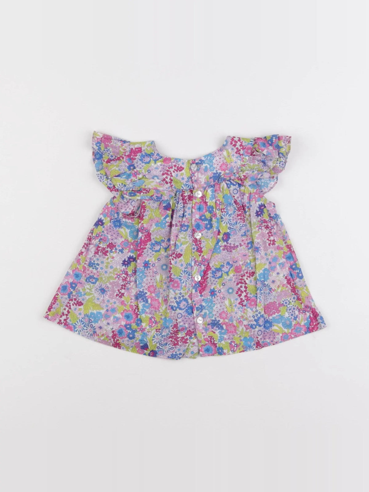 Jacadi - blouse liberty multicolore - 12 mois