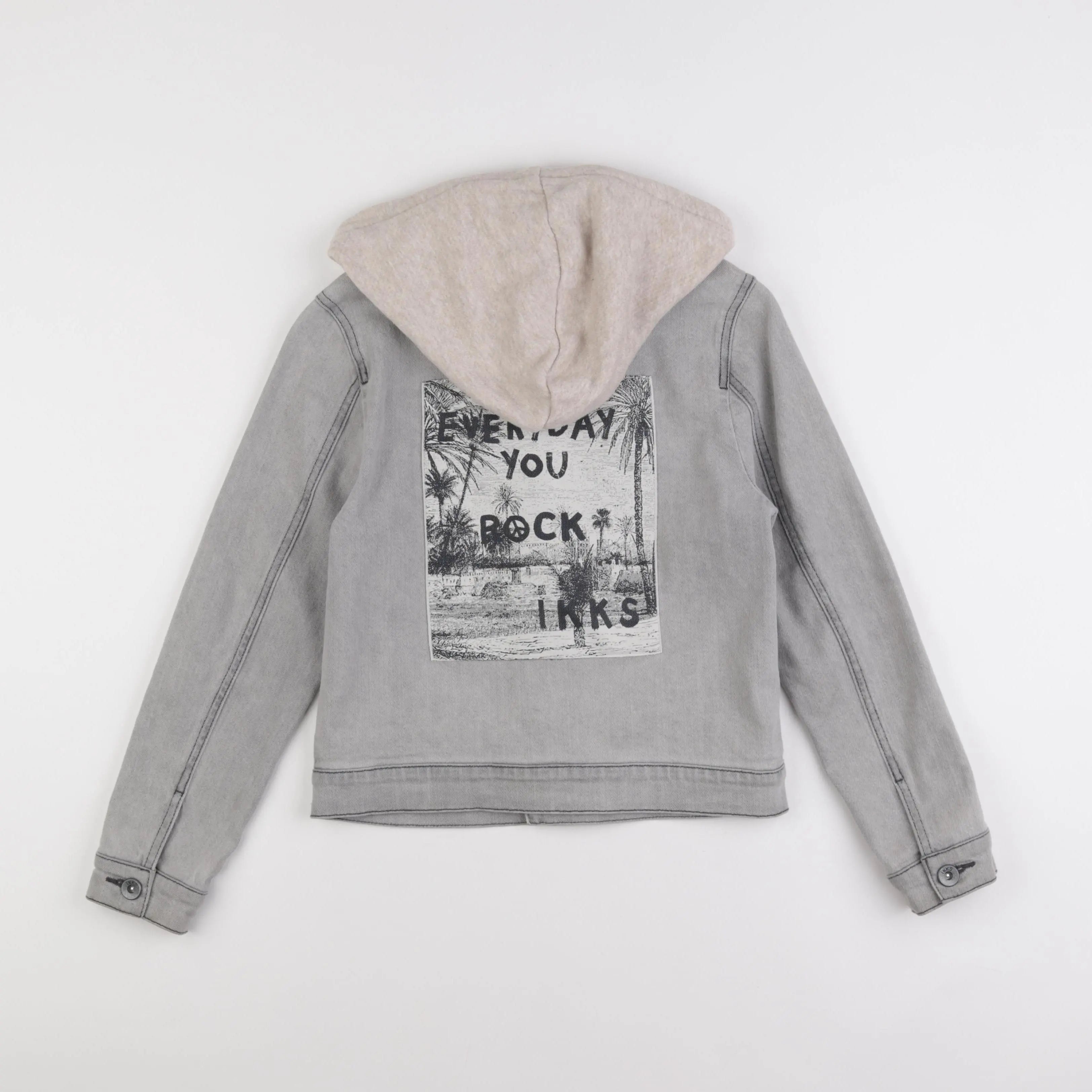 IKKS - veste gris - 10 ans