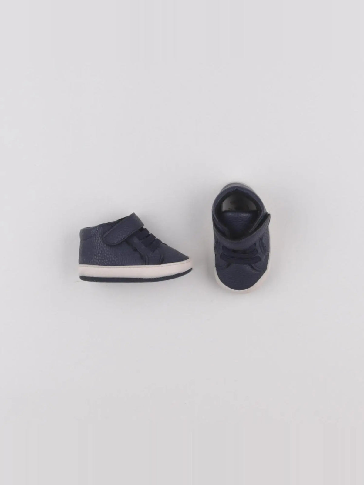 My Baby Factory - chaussons bleu - 6/12 mois