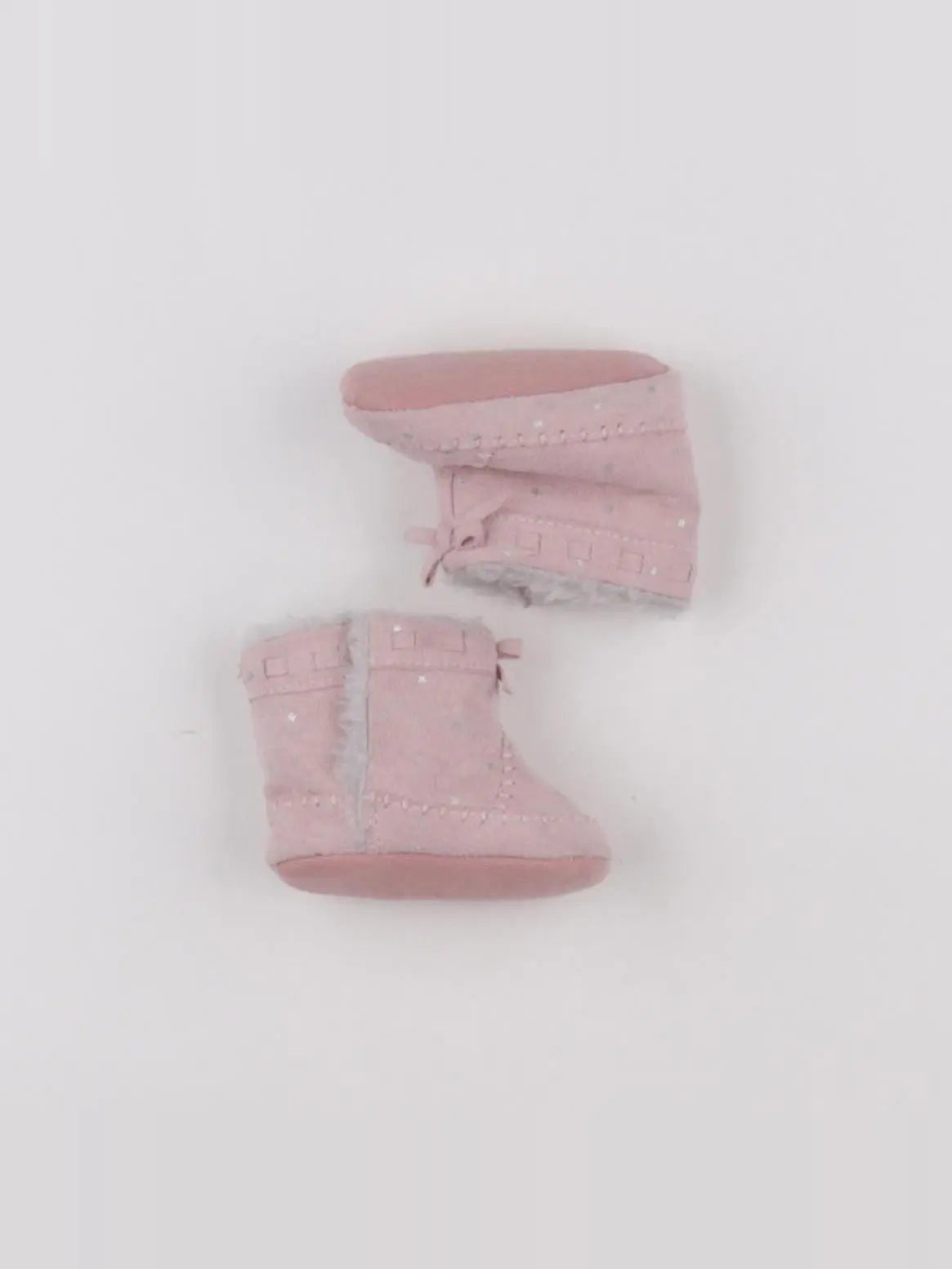 Tape à l'oeil - chaussons rose - 3/6 mois