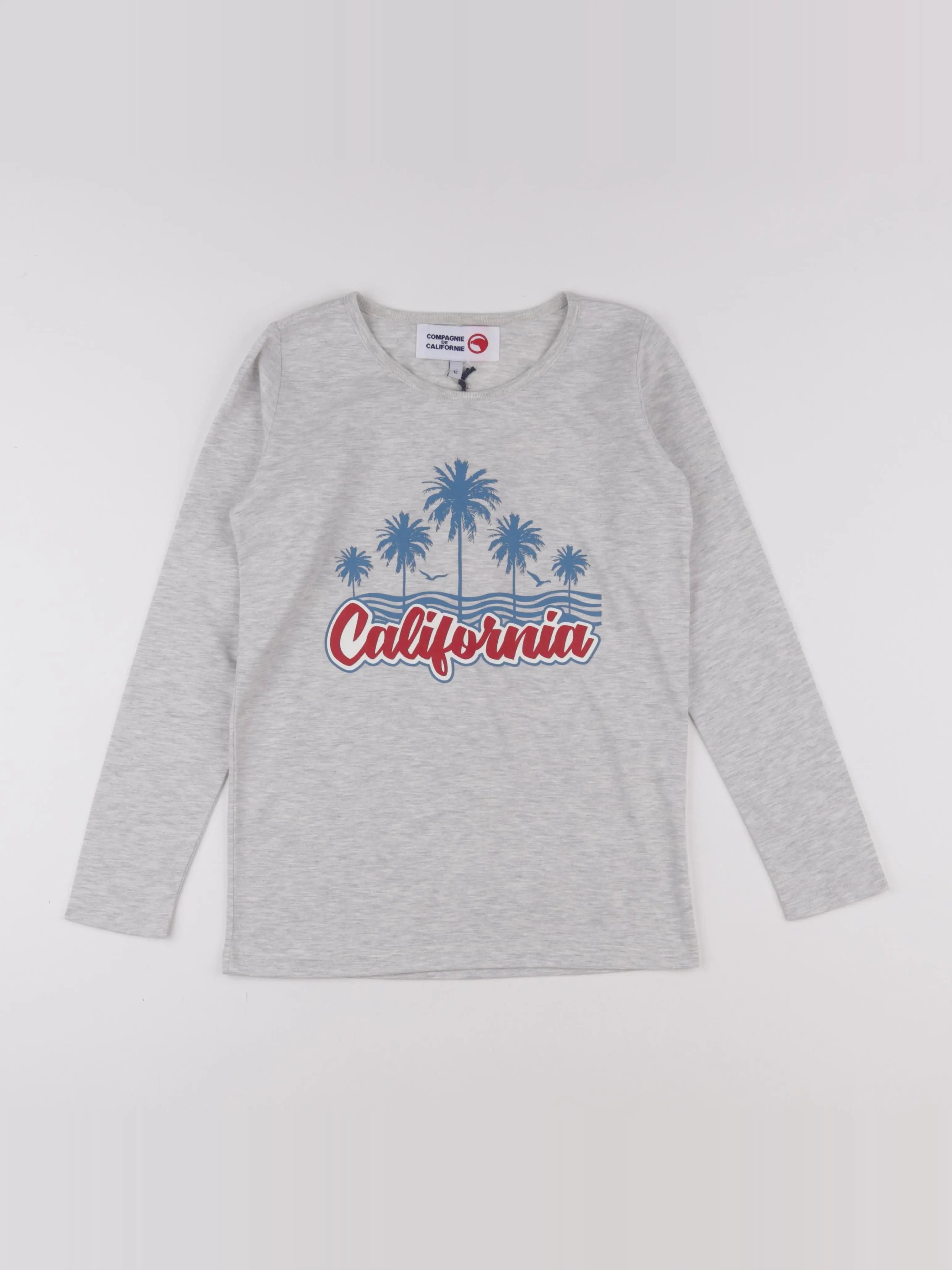 Compagnie de californie - tee-shirt gris - 12 ans
