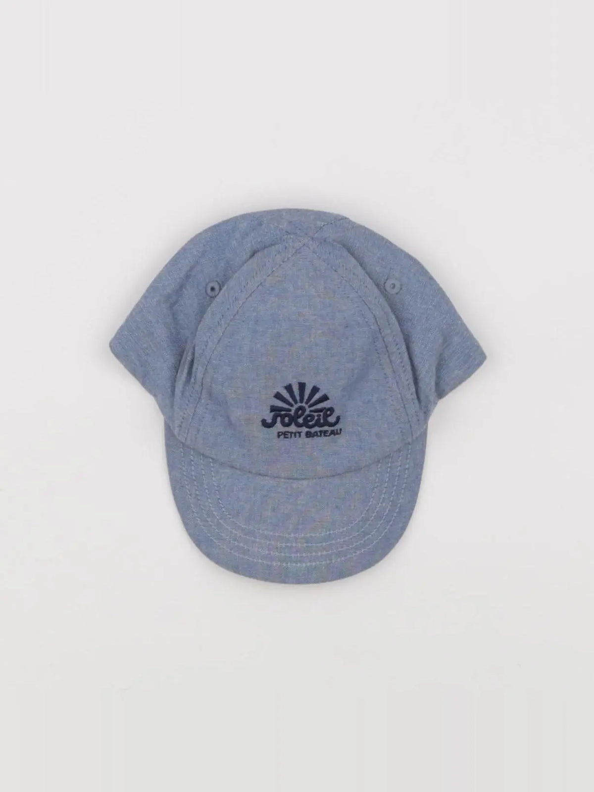 Petit Bateau - casquette bleu - 3/6 mois