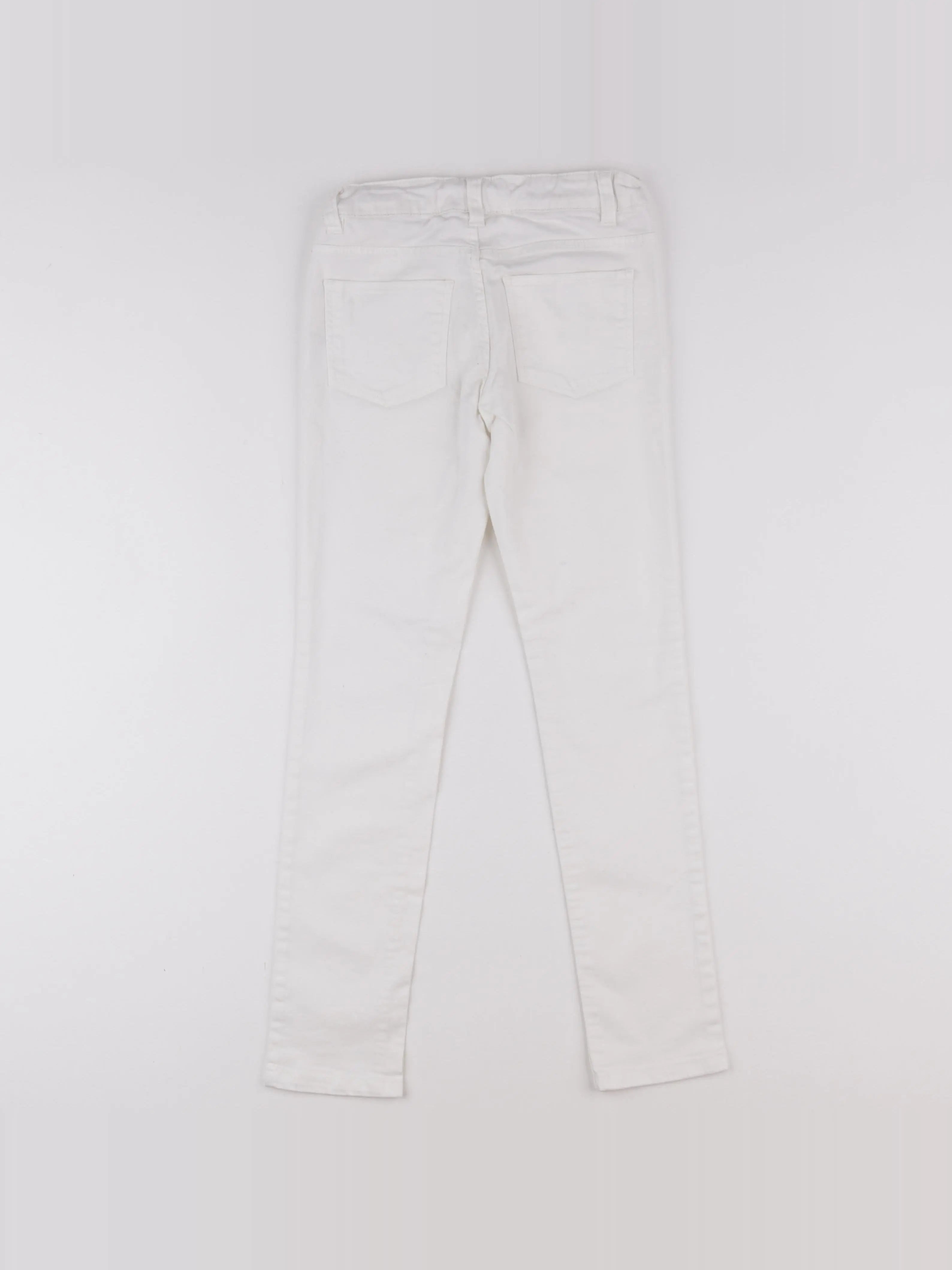Monoprix - jean blanc - 8 ans