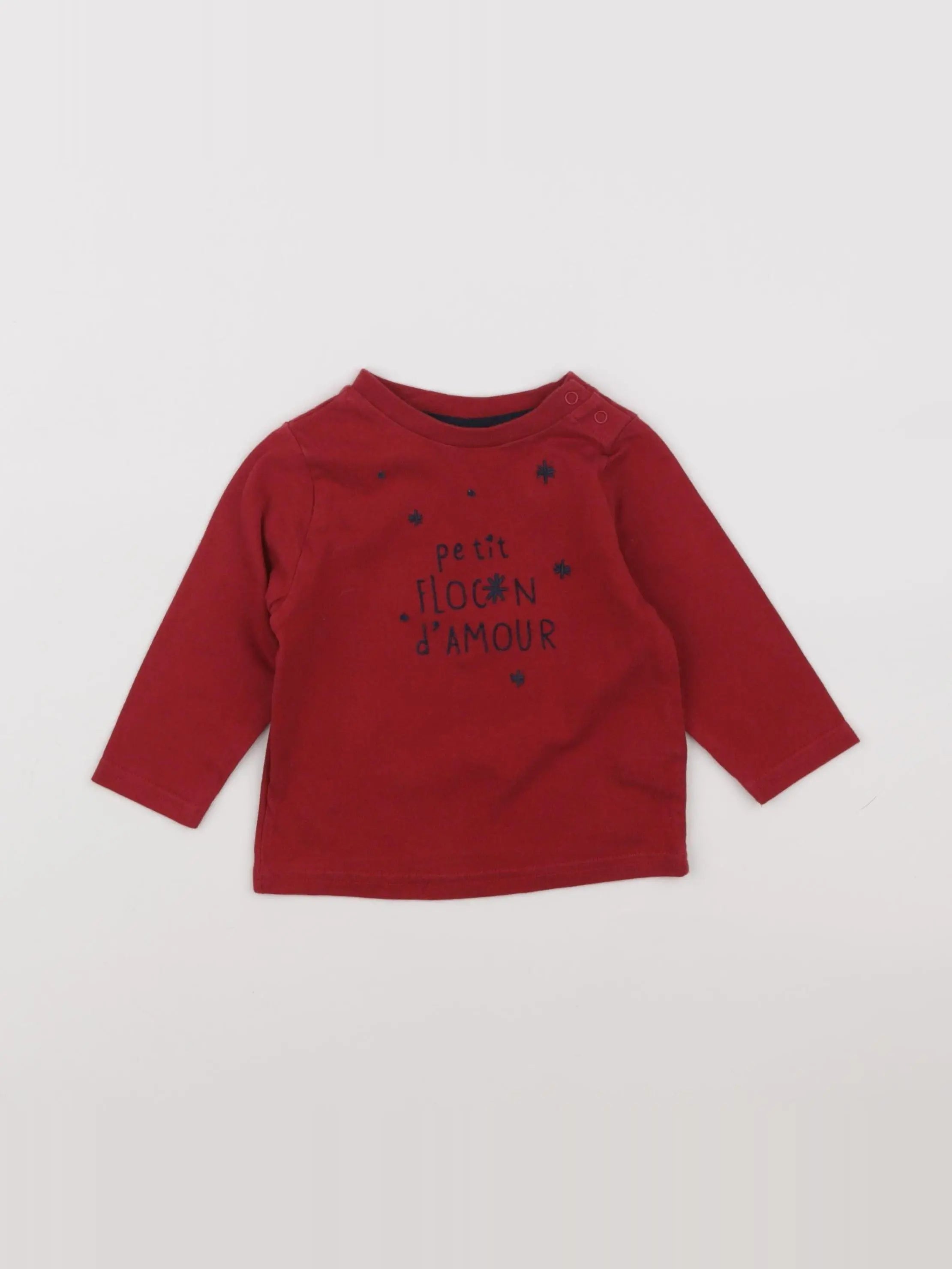 Tape à l'oeil - tee-shirt rouge - 6 mois