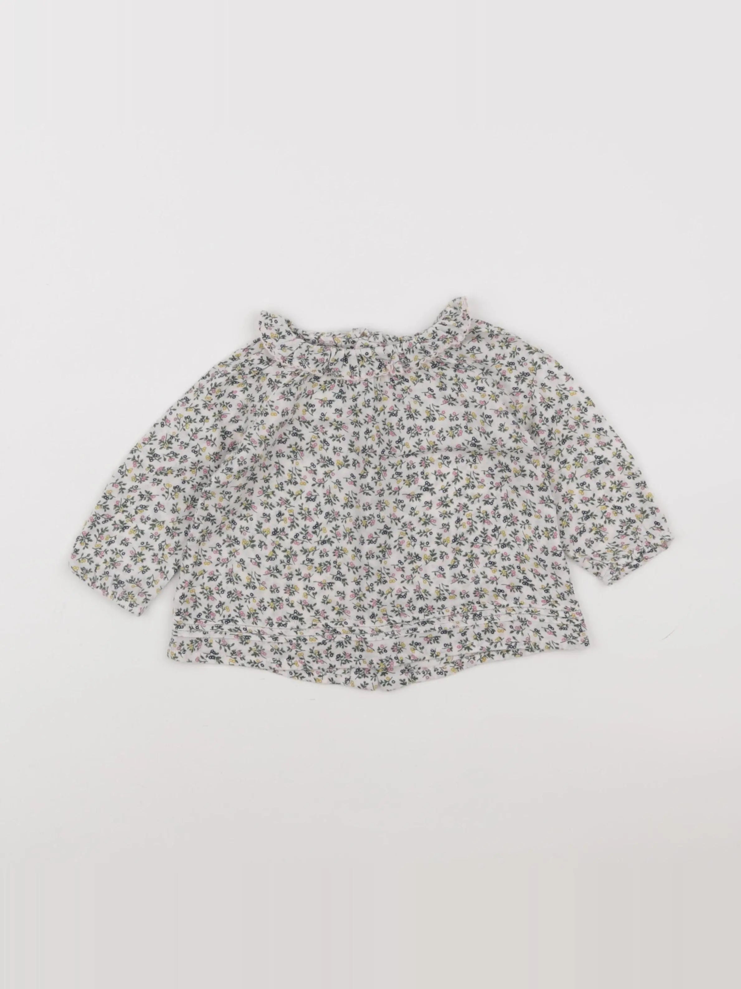 Boutchou - blouse beige - 9 mois