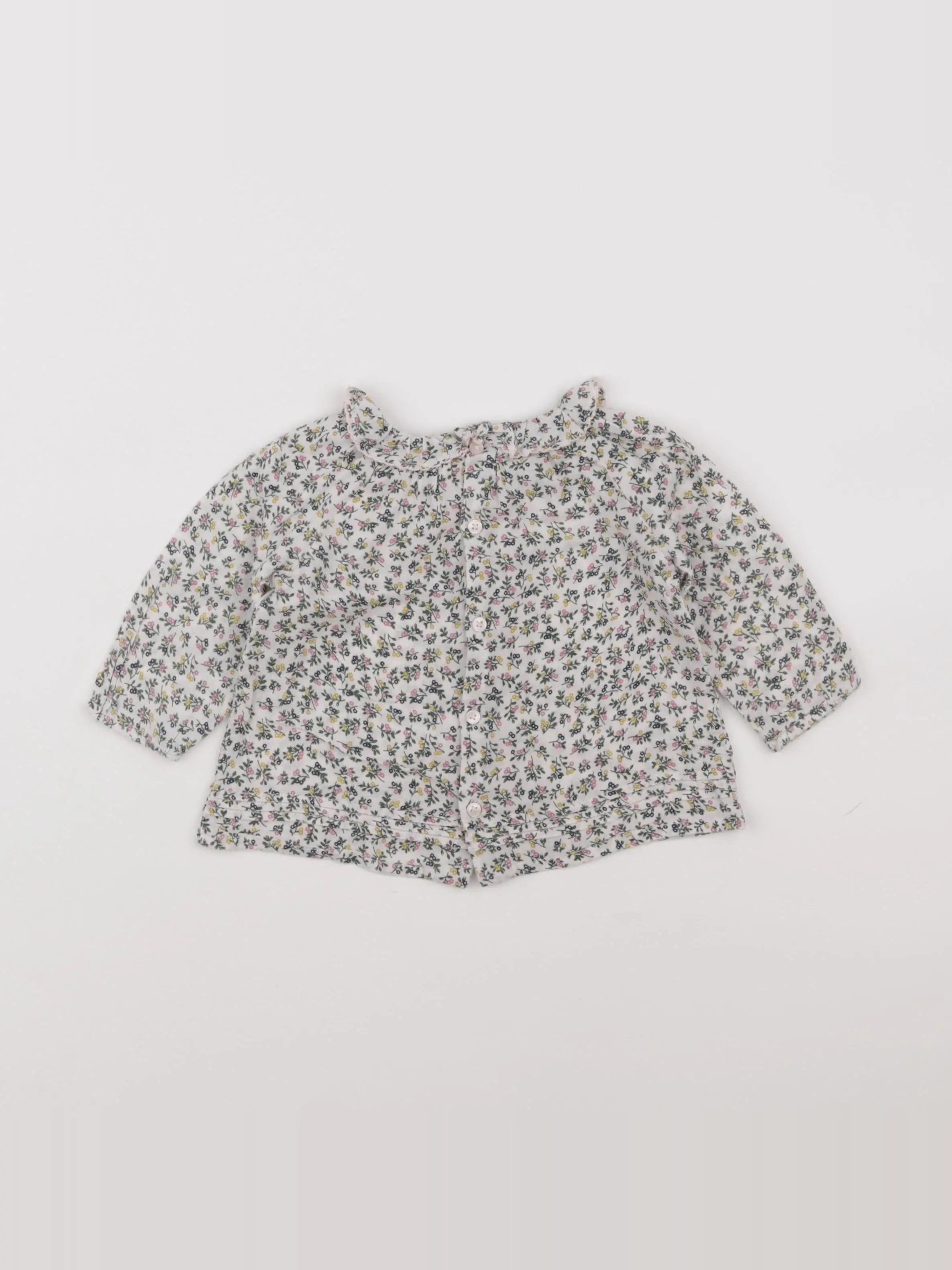 Boutchou - blouse beige - 9 mois