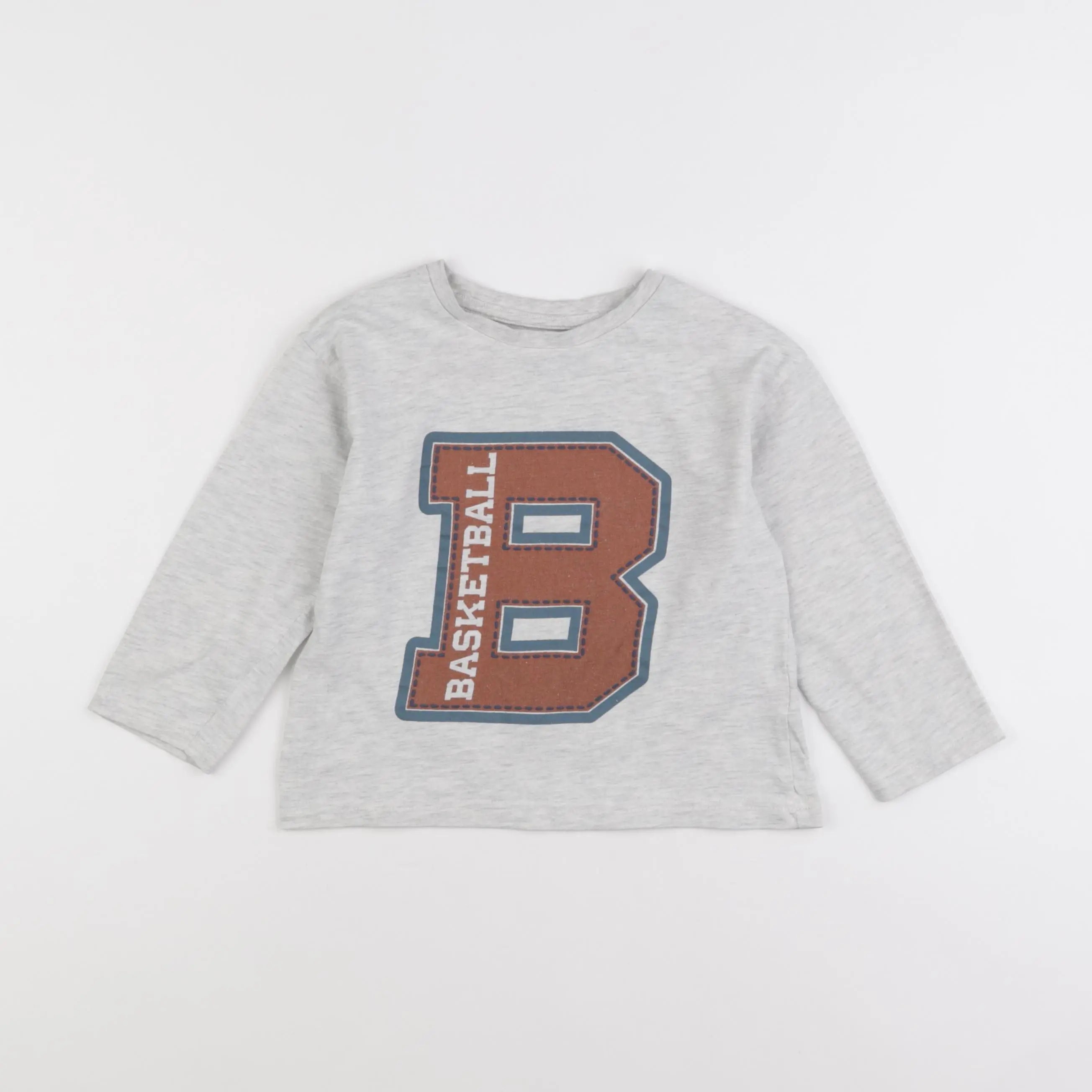 Vertbaudet - tee-shirt gris - 5 ans