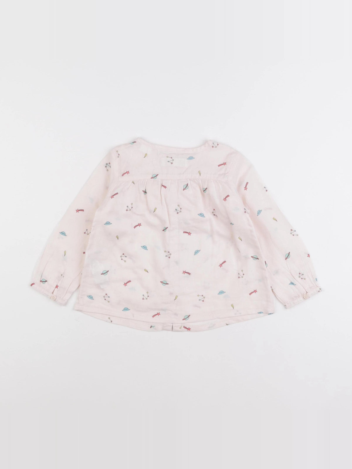 Zara - blouse blanc - 12/18 mois