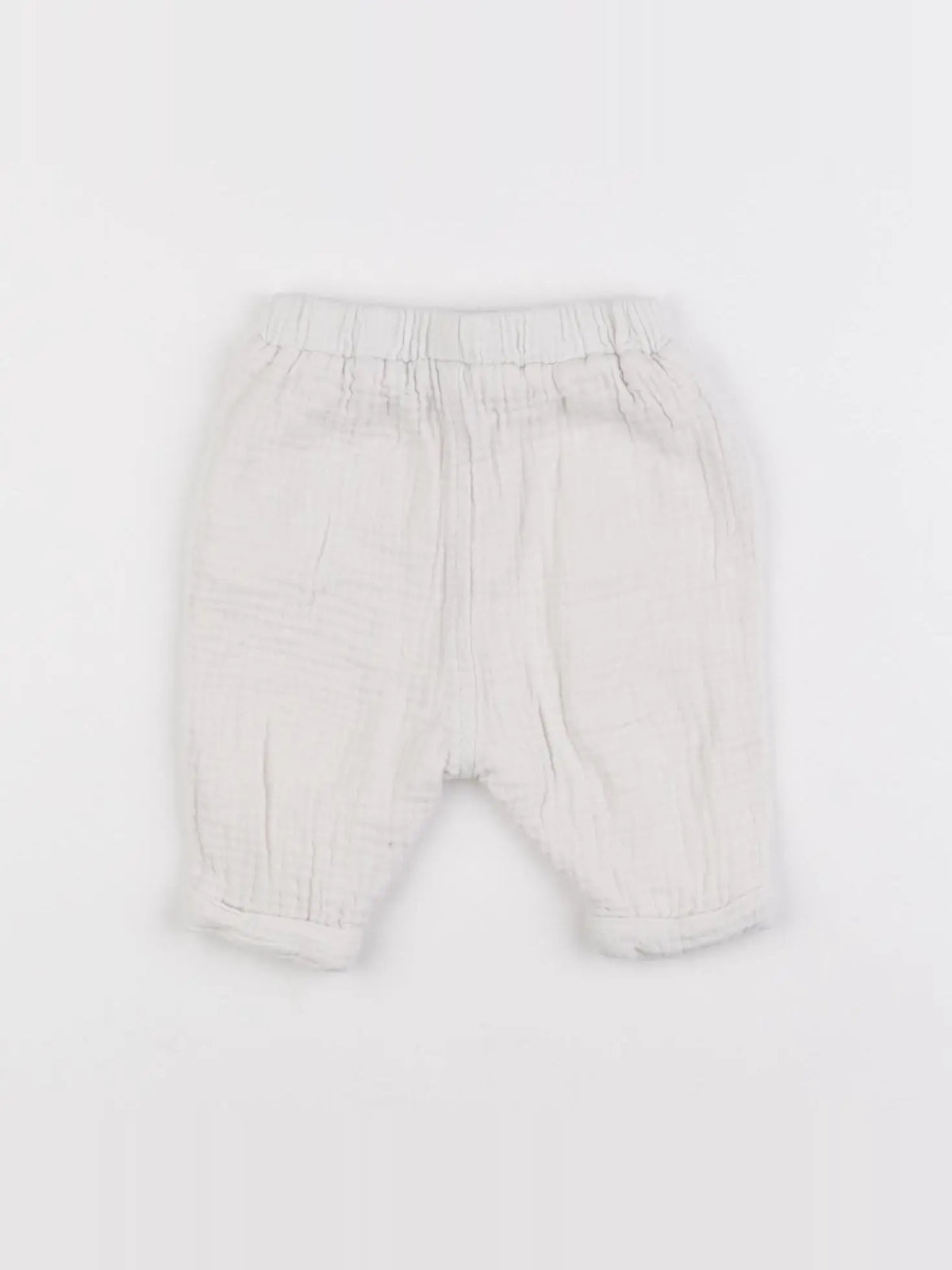 Vertbaudet - pantalon blanc - 1 mois