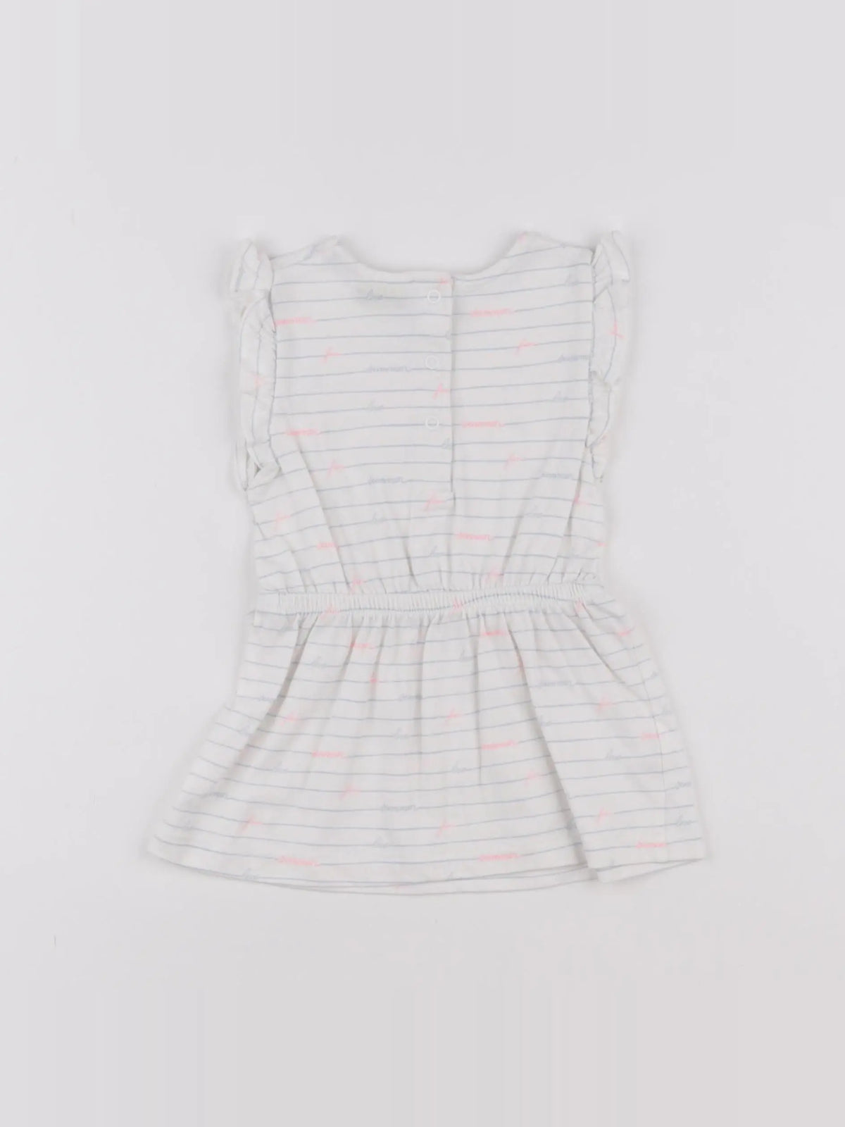 Tape à l'oeil - robe blanc - 6 mois