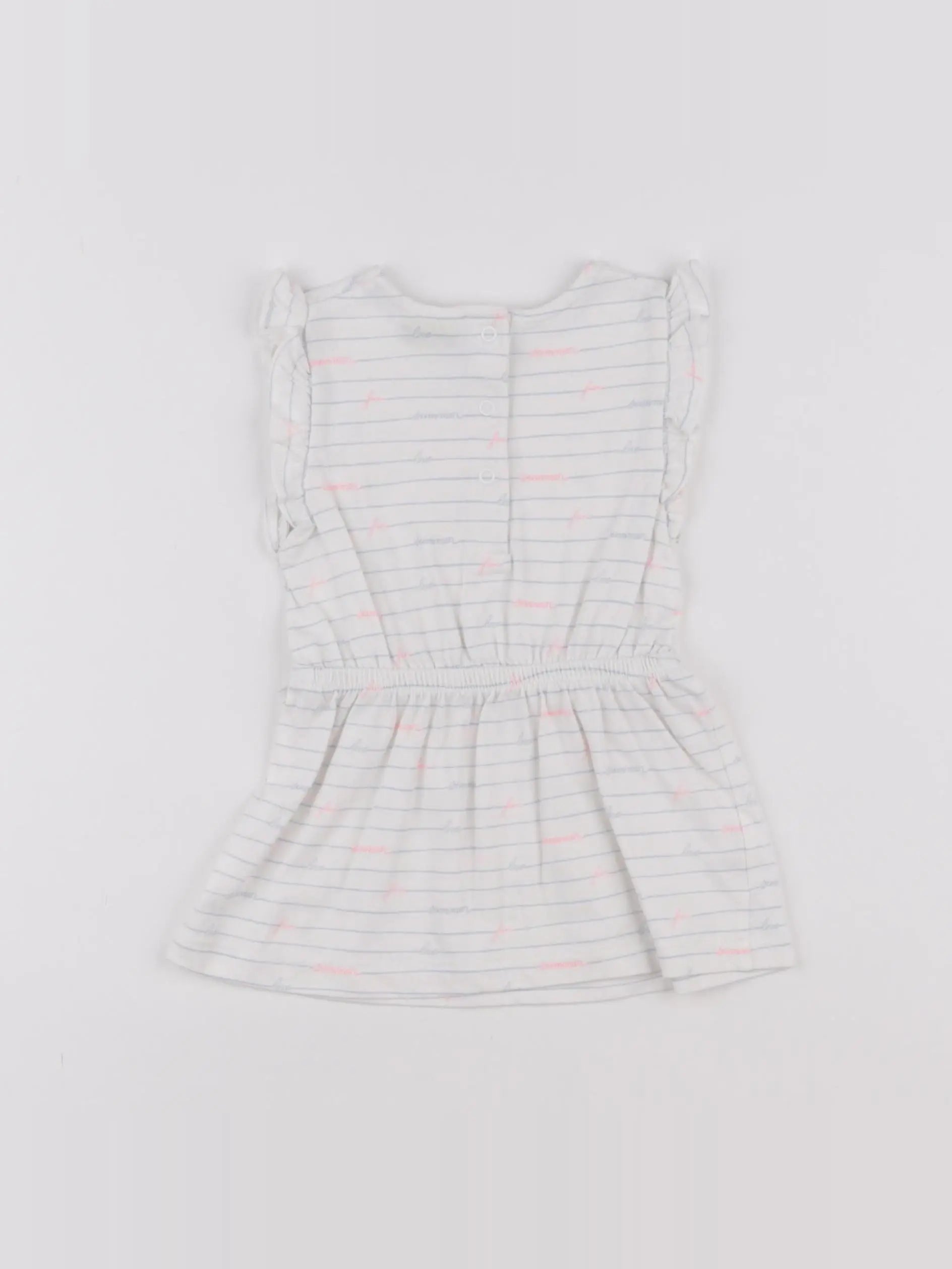 Tape à l'oeil - robe blanc - 6 mois