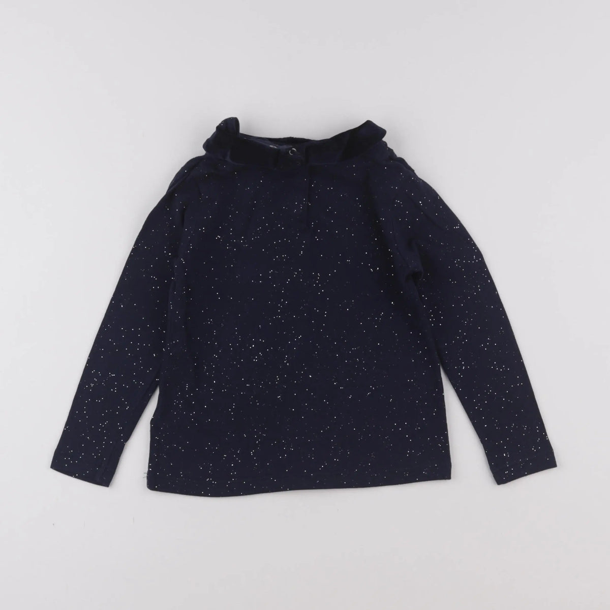 Vertbaudet - tee-shirt bleu, or - 5 ans