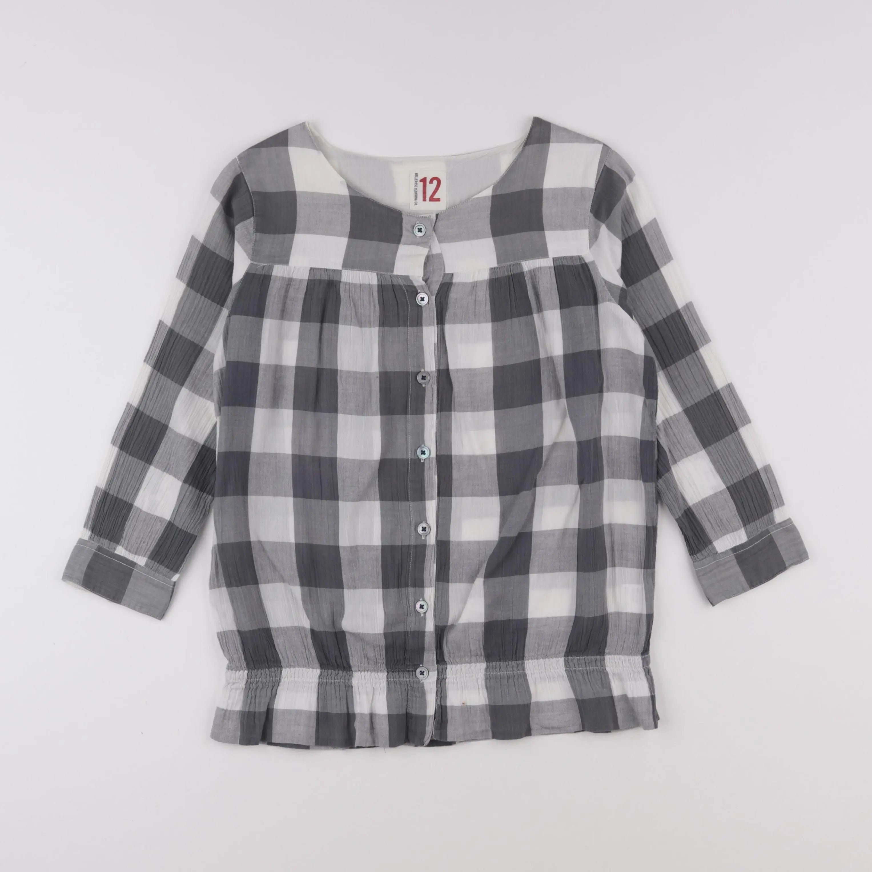 Bellerose - blouse gris - 12 ans
