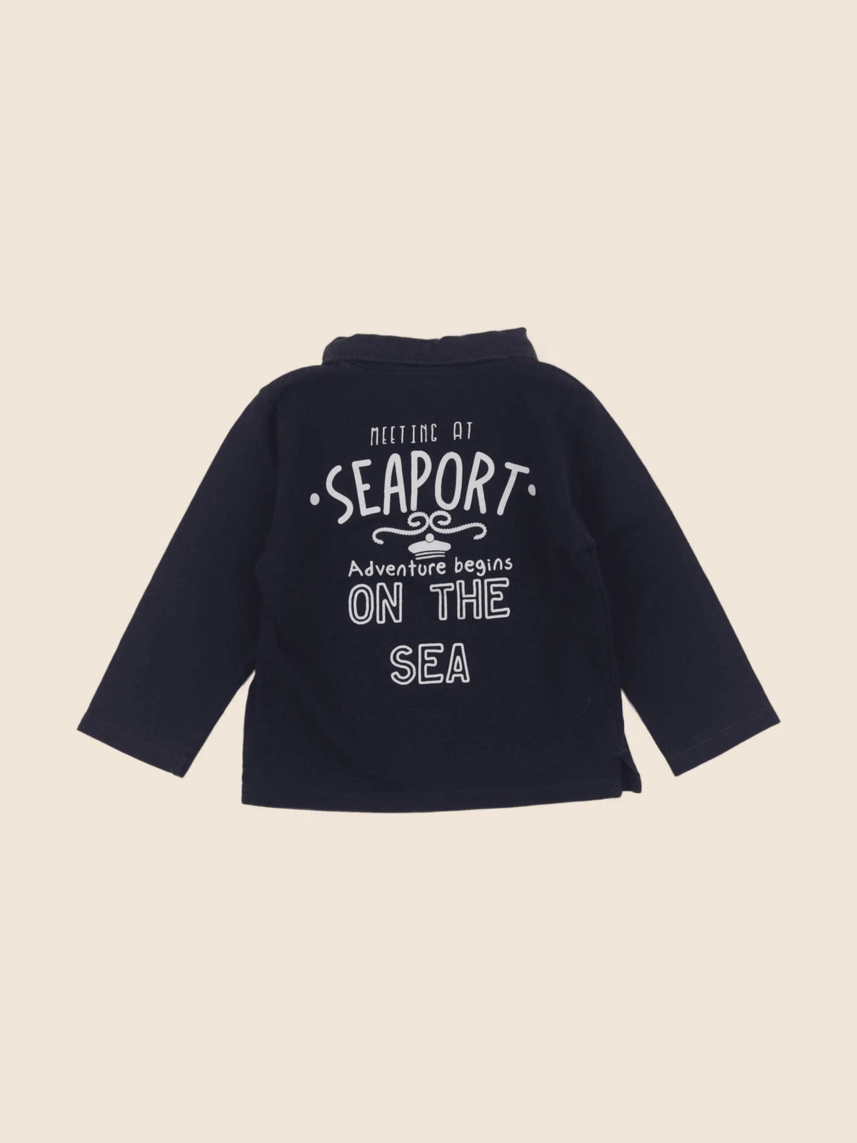 Vertbaudet - tee-shirt bleu - 18 mois