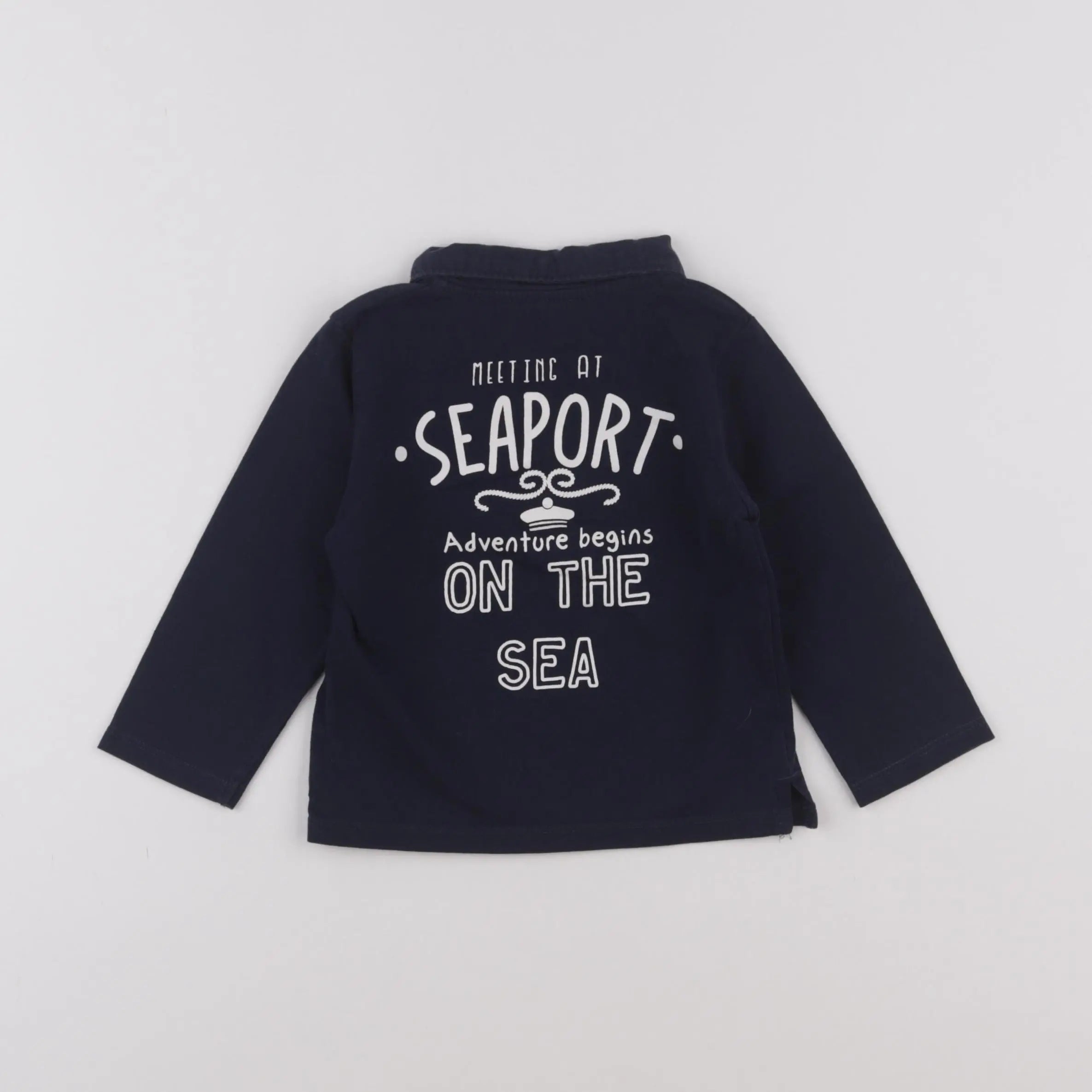 Vertbaudet - tee-shirt bleu - 18 mois