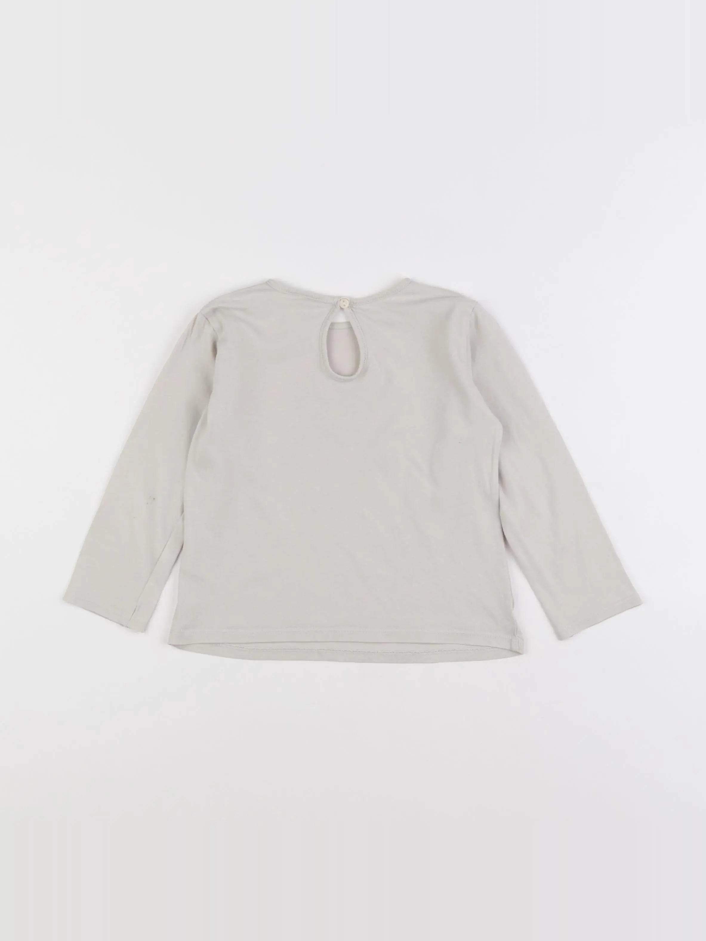 H&M - tee-shirt beige - 18 mois à 2 ans