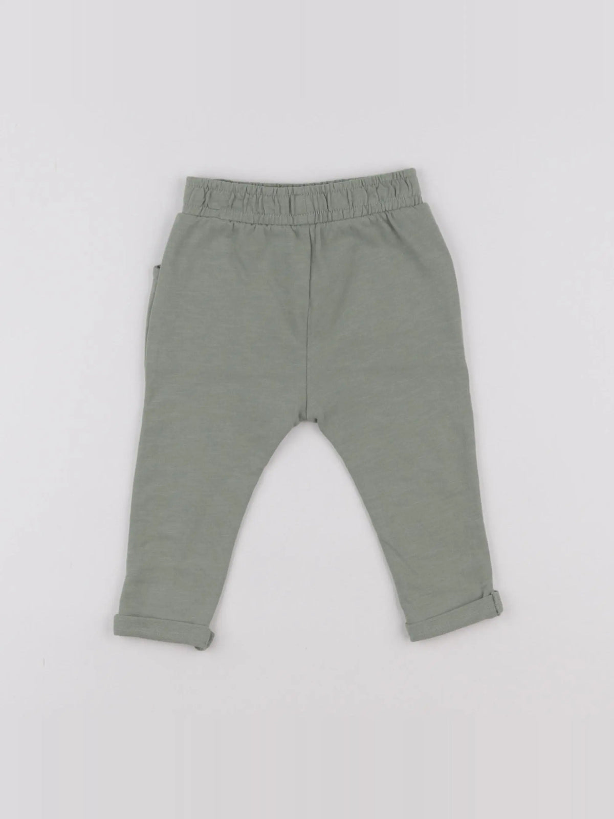 Vertbaudet - pantalon vert - 6 mois
