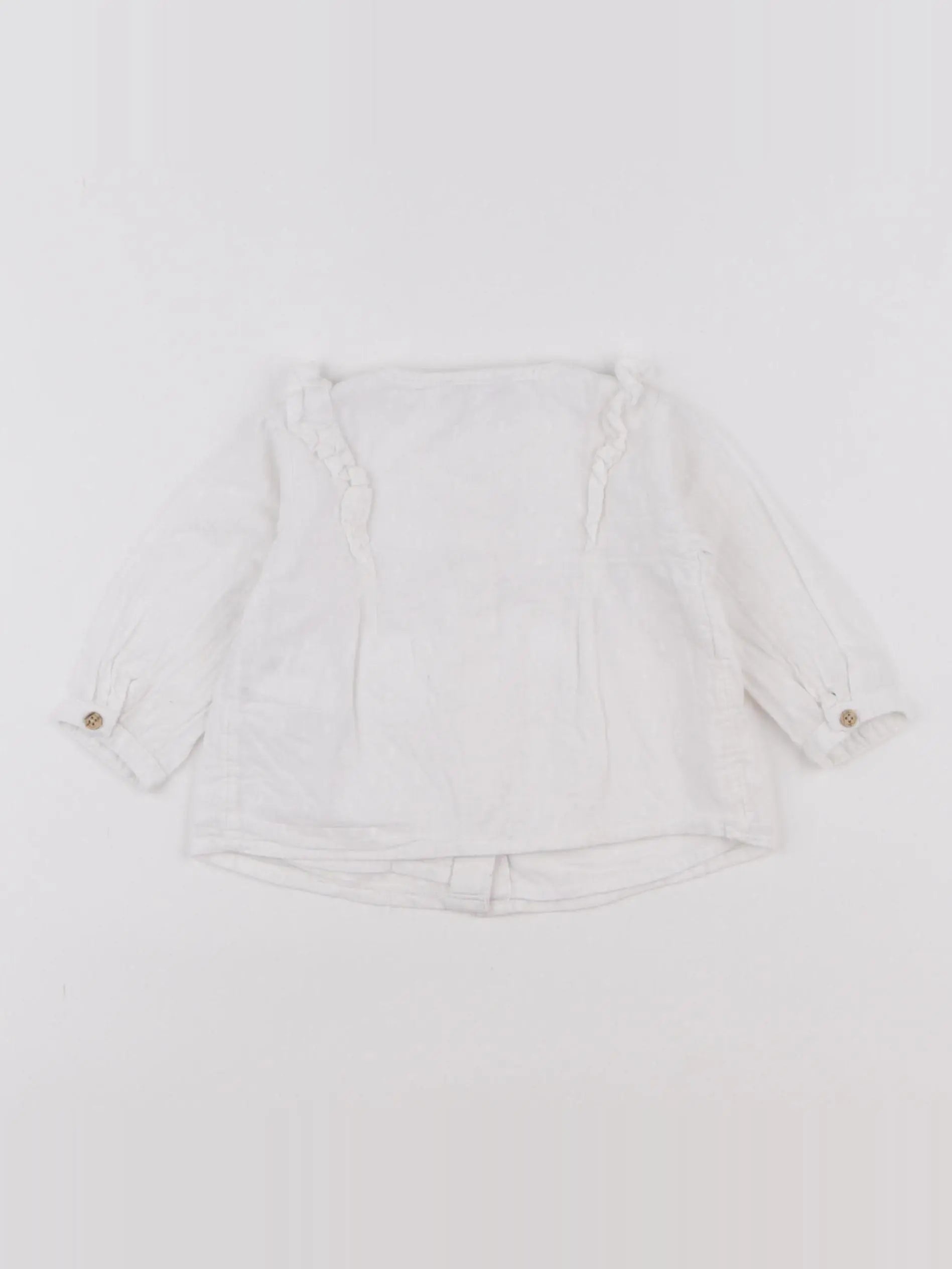 Vertbaudet - blouse blanc - 3 mois