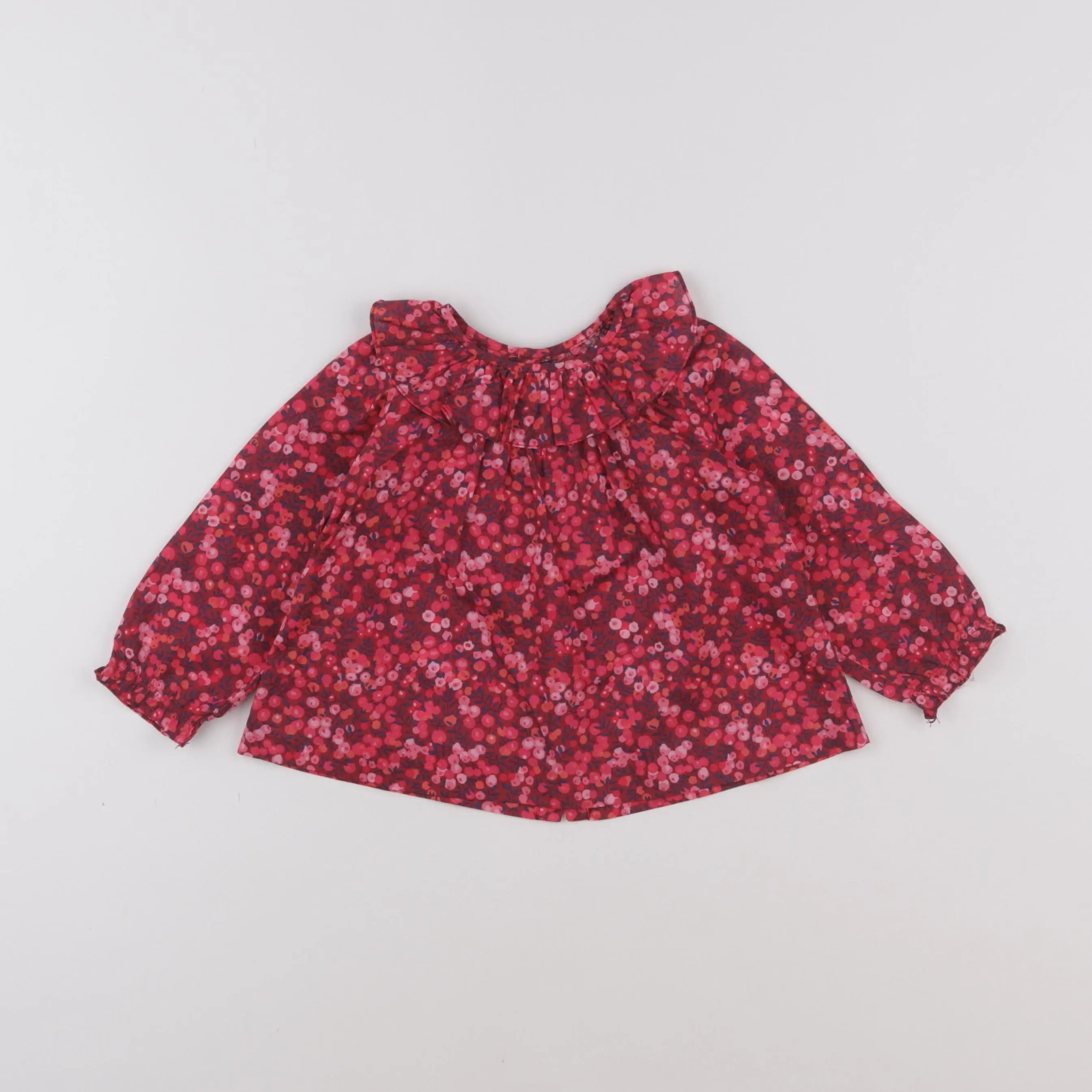 Jacadi - blouse liberty rose - 18 mois