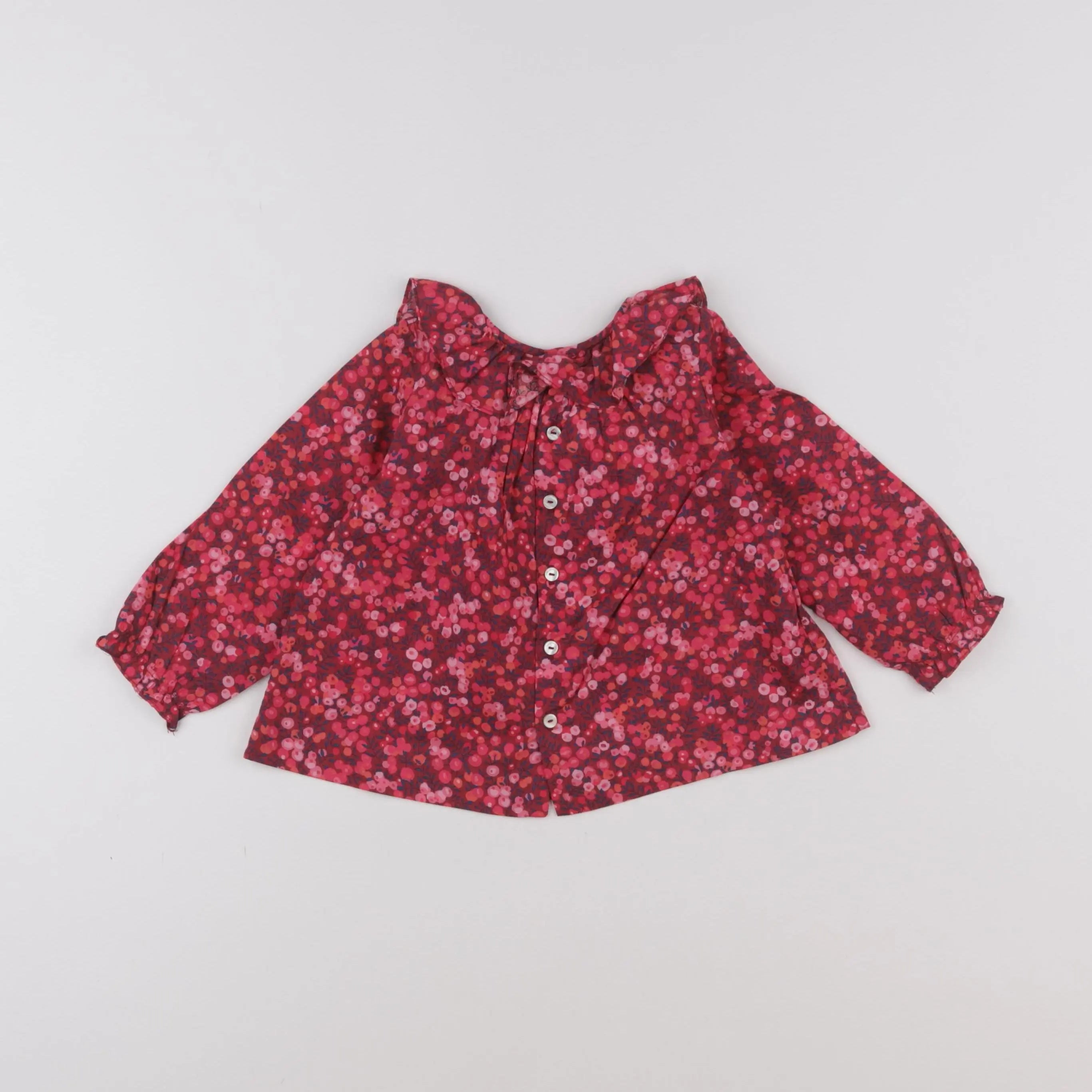 Jacadi - blouse liberty rose - 18 mois