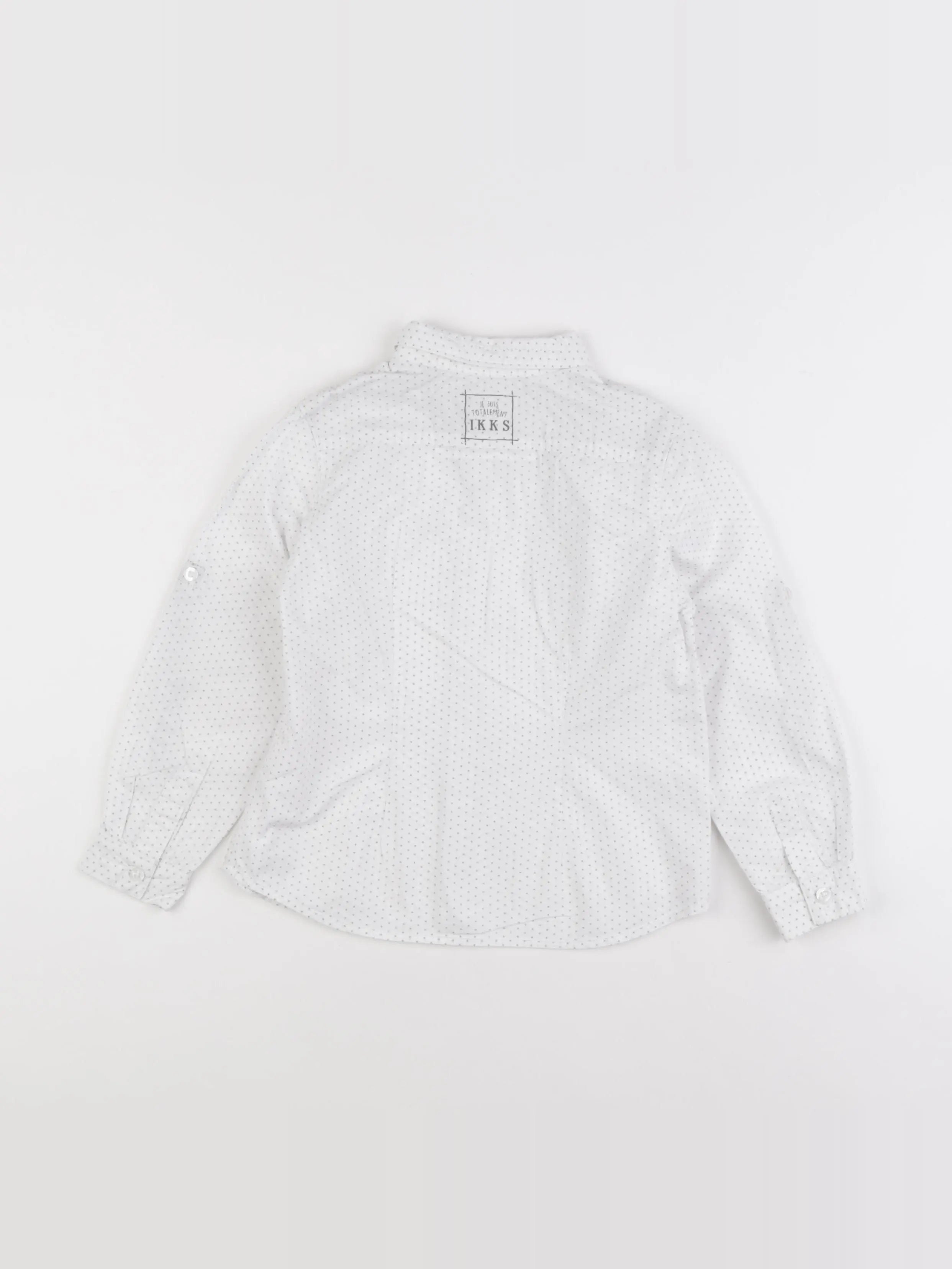 IKKS - chemise blanc, gris - 4 ans