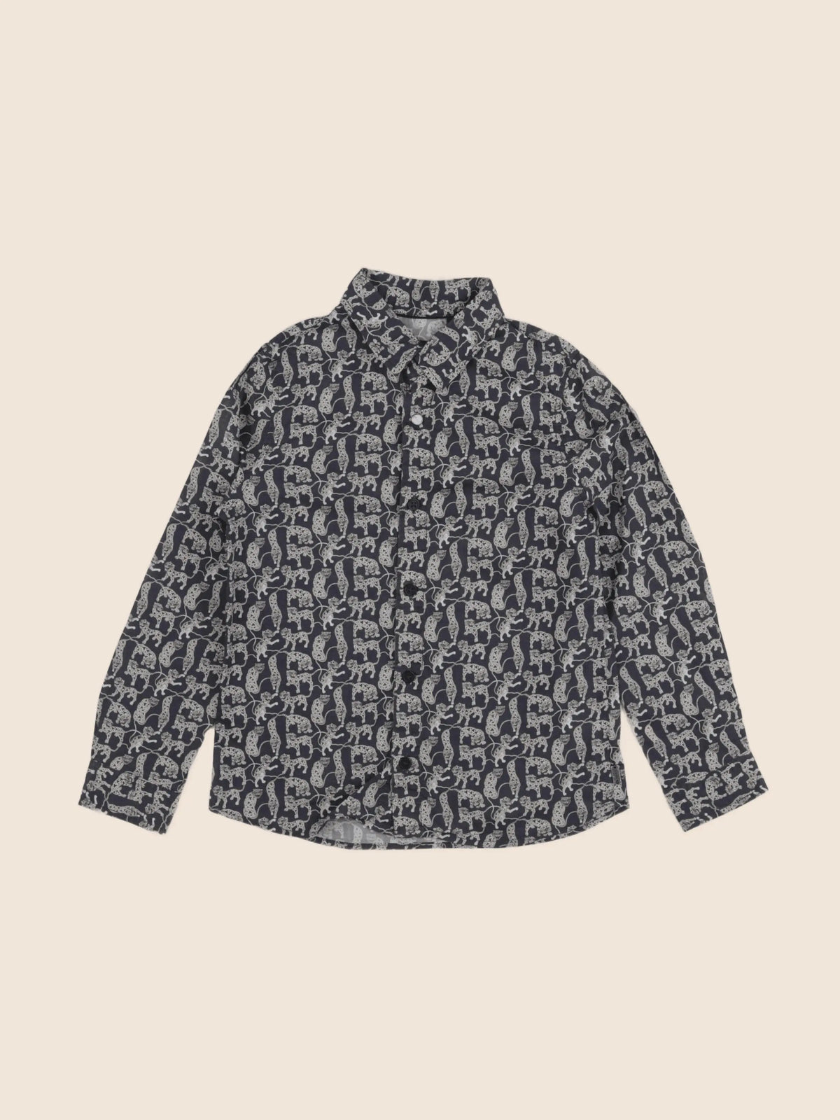IKKS - chemise gris, beige - 5 ans