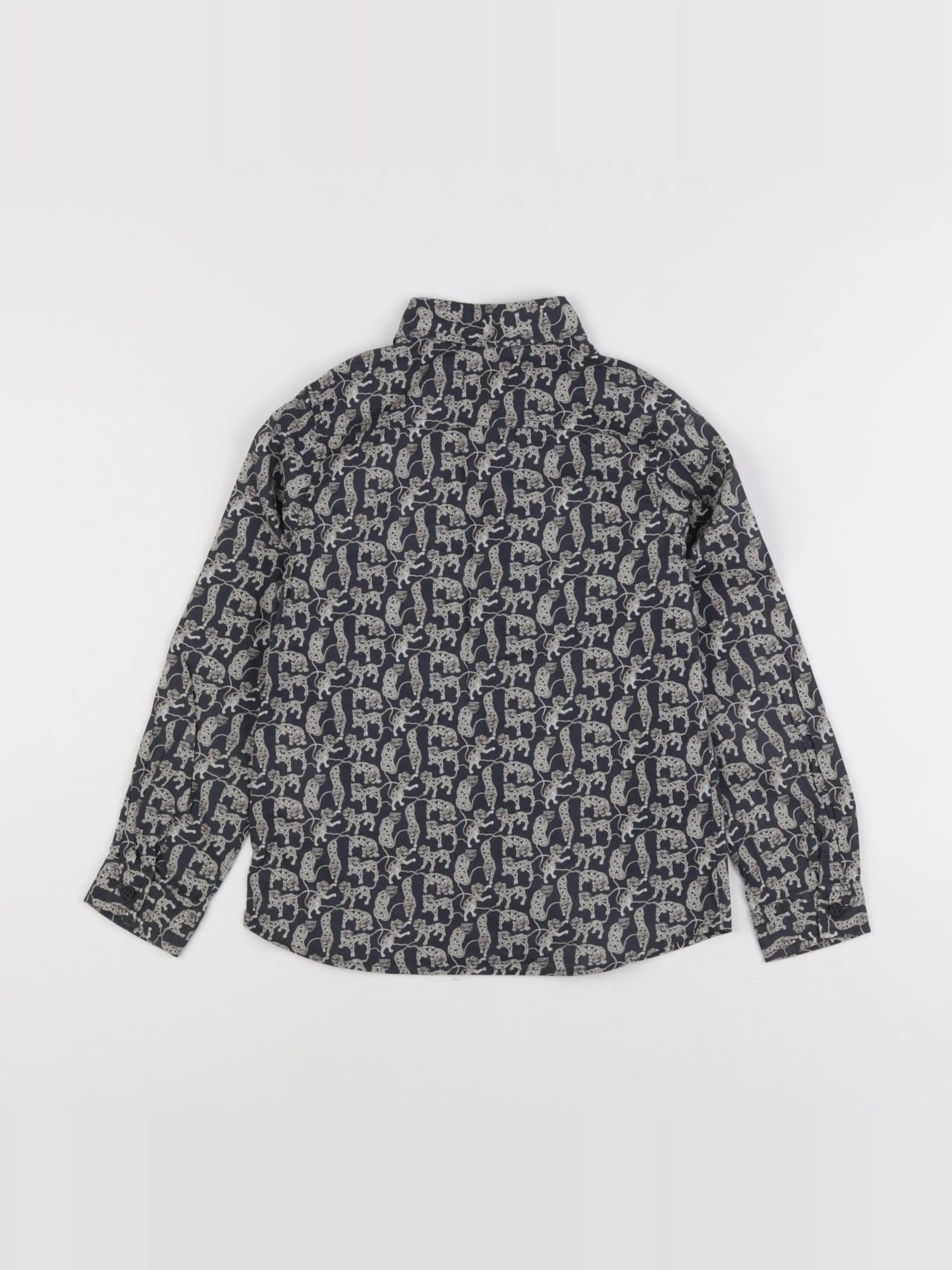 IKKS - chemise gris, beige - 5 ans