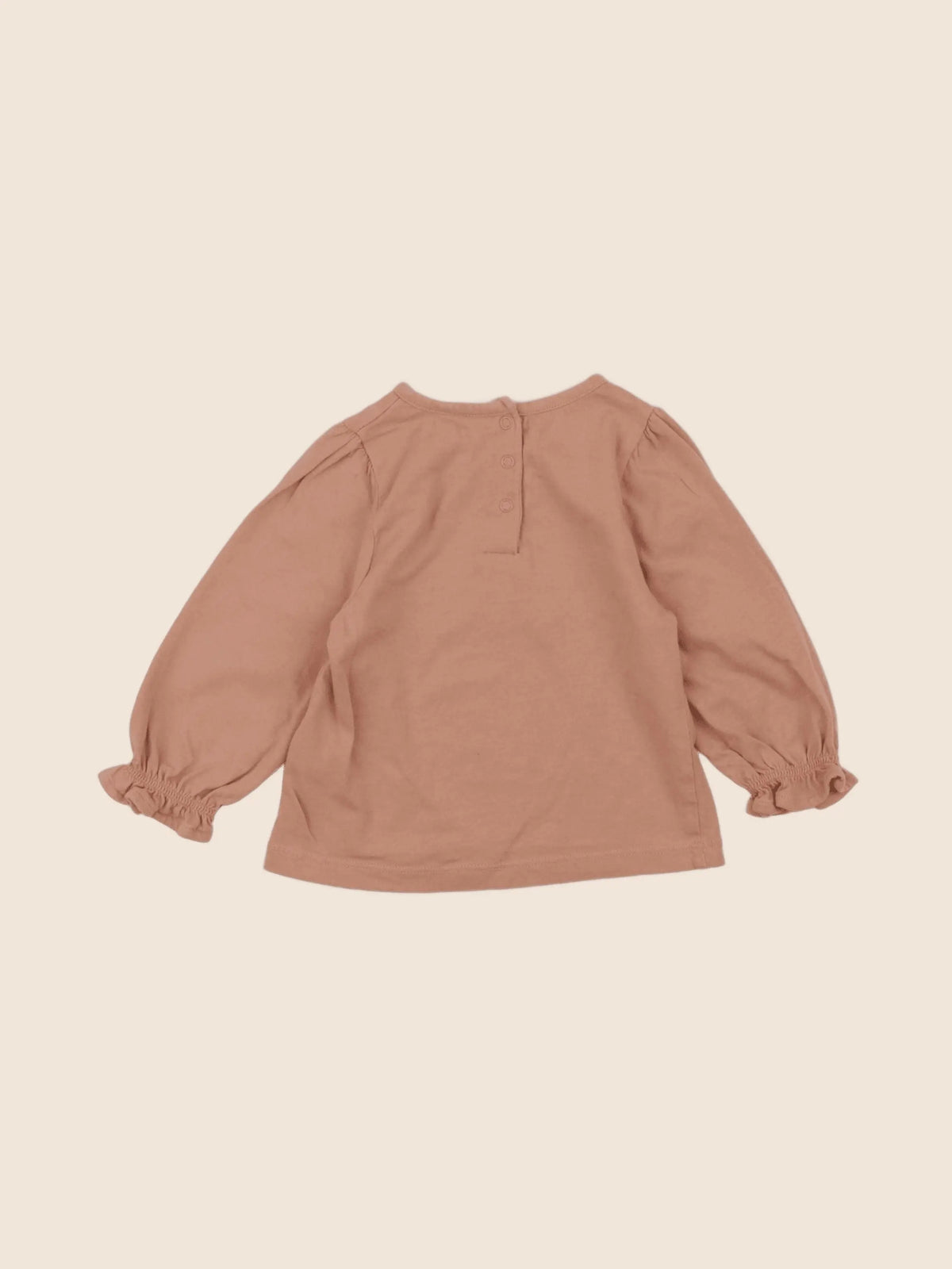 Vertbaudet - tee-shirt rose - 12 mois