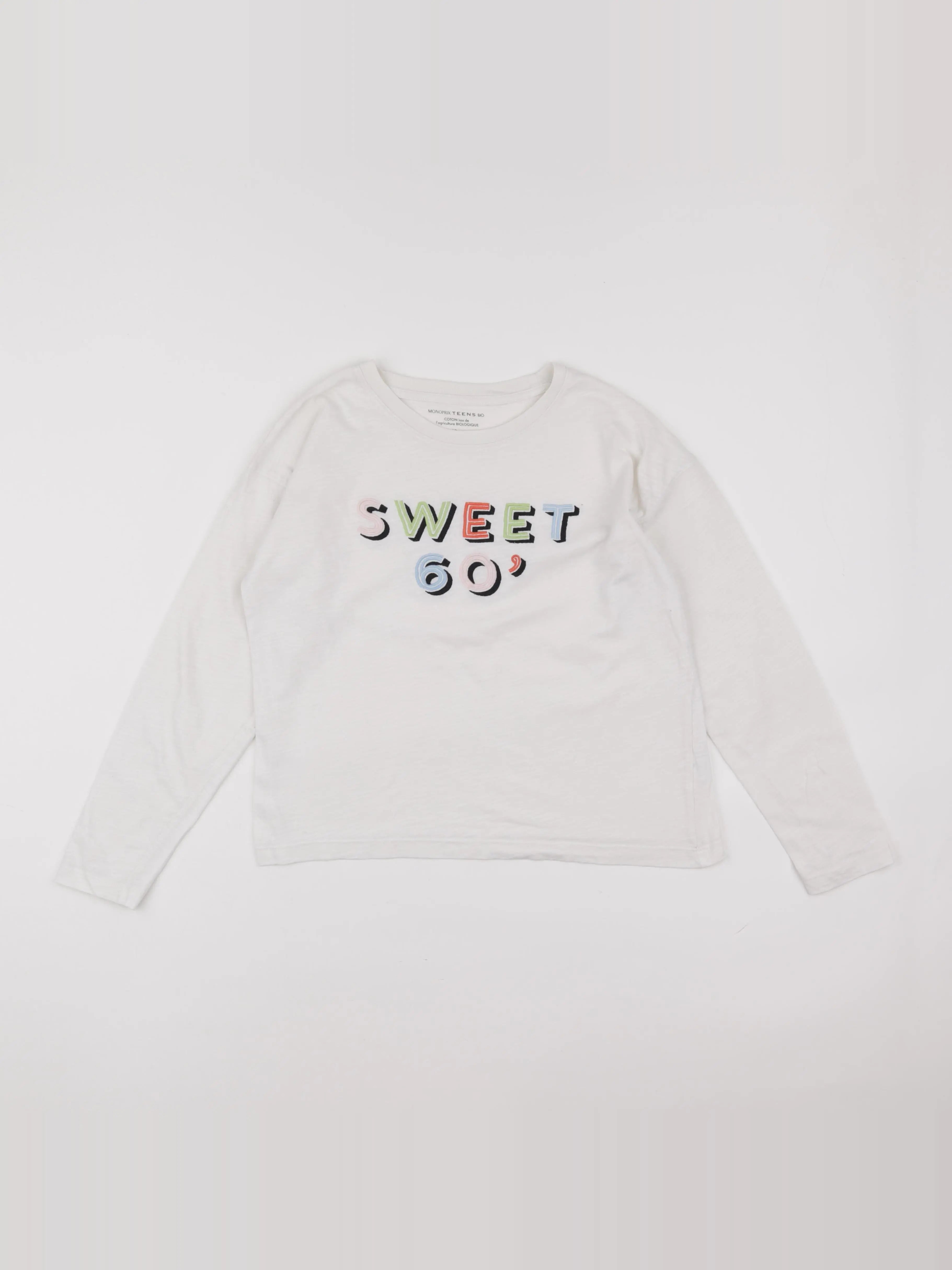 Monoprix - tee-shirt blanc - 12 ans