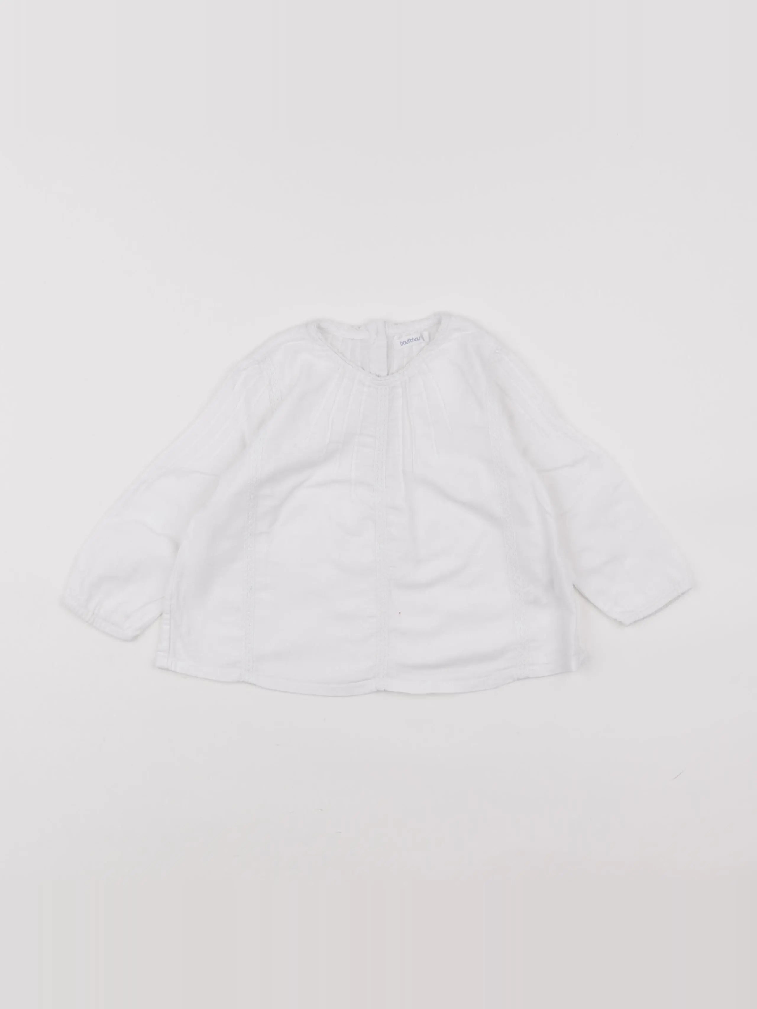 Boutchou - blouse blanc - 12 mois