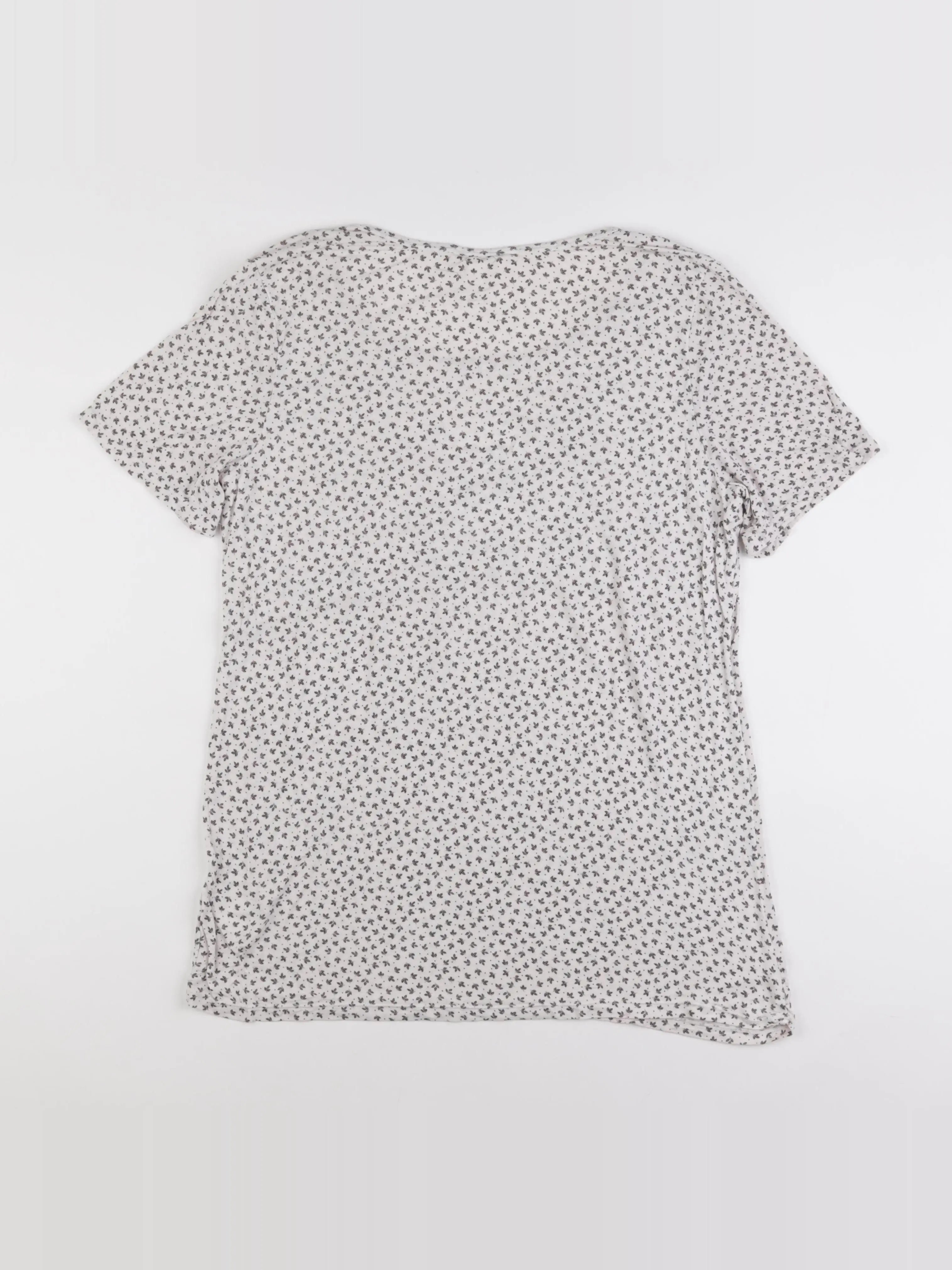 H&M - tee-shirt grossesse beige, gris - m