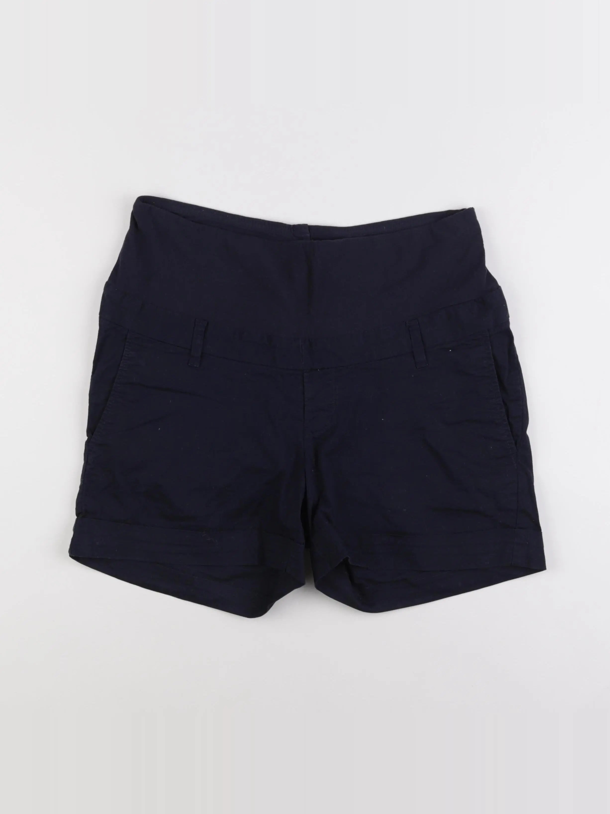 H&M - short grossesse bleu - 38