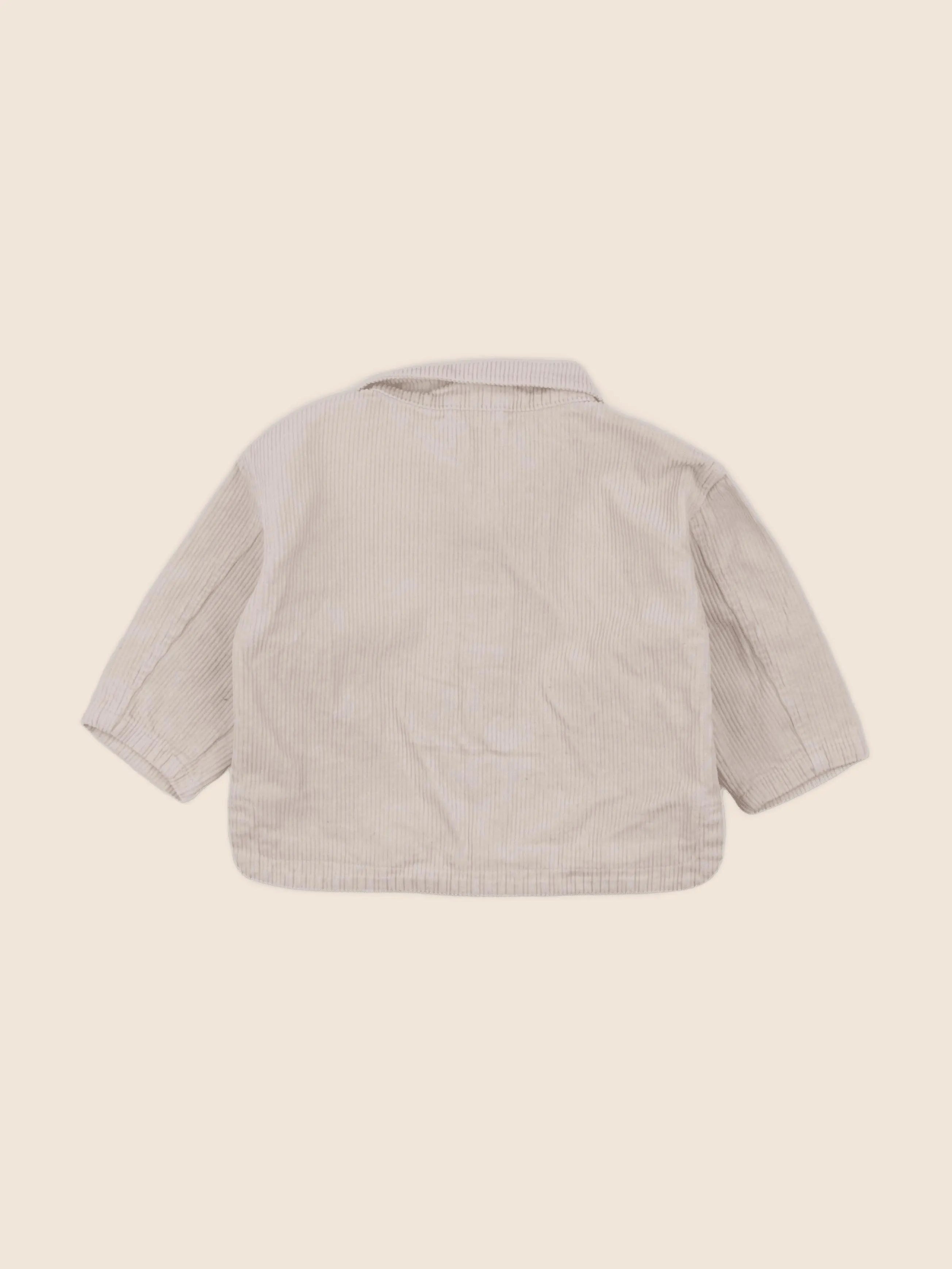 Vertbaudet - chemise beige - 18 mois