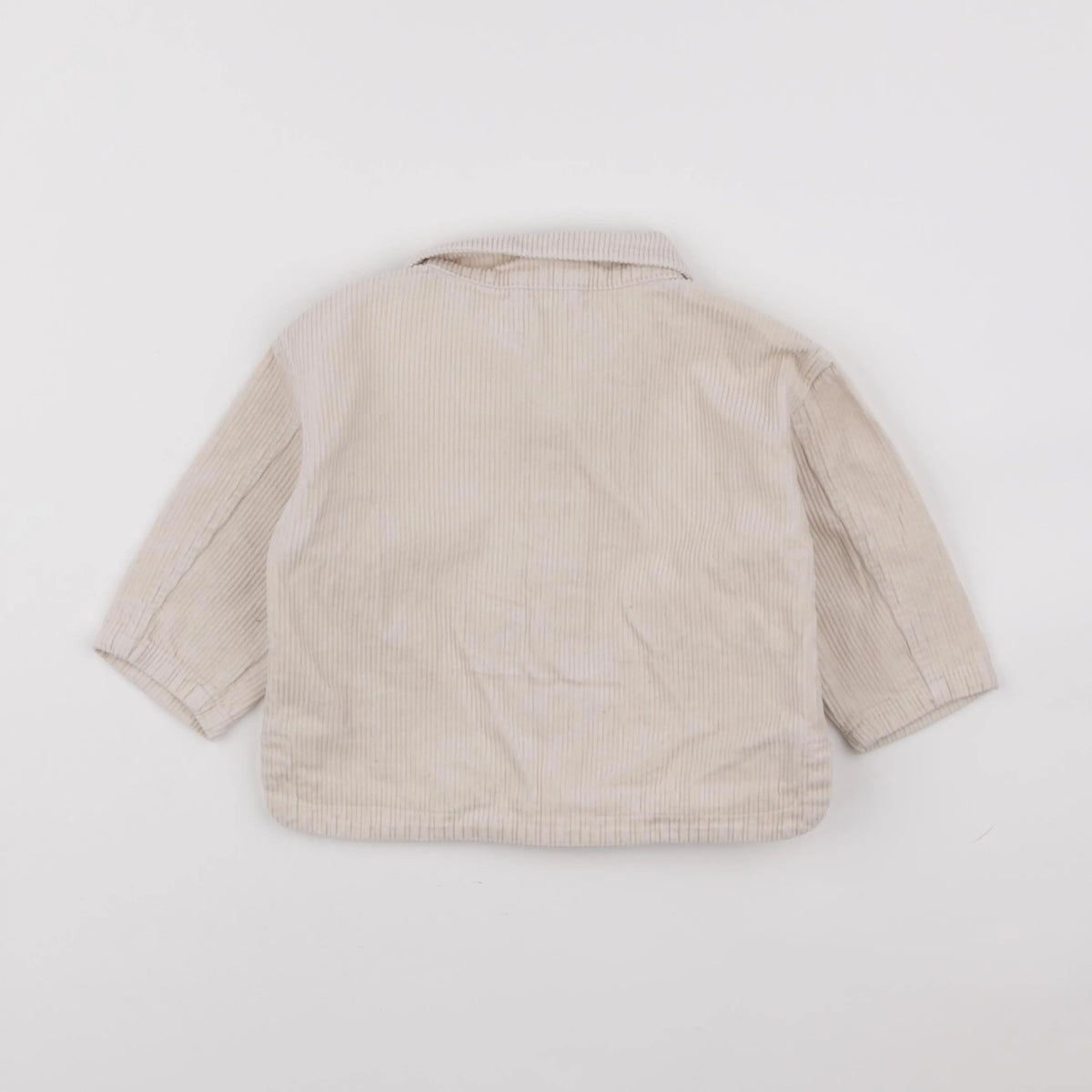 Vertbaudet - chemise beige - 18 mois