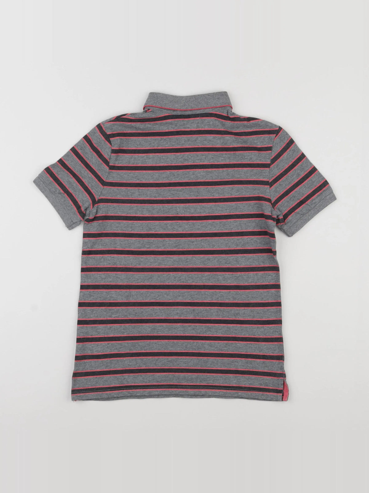 IKKS - polo gris, rose - 10 ans