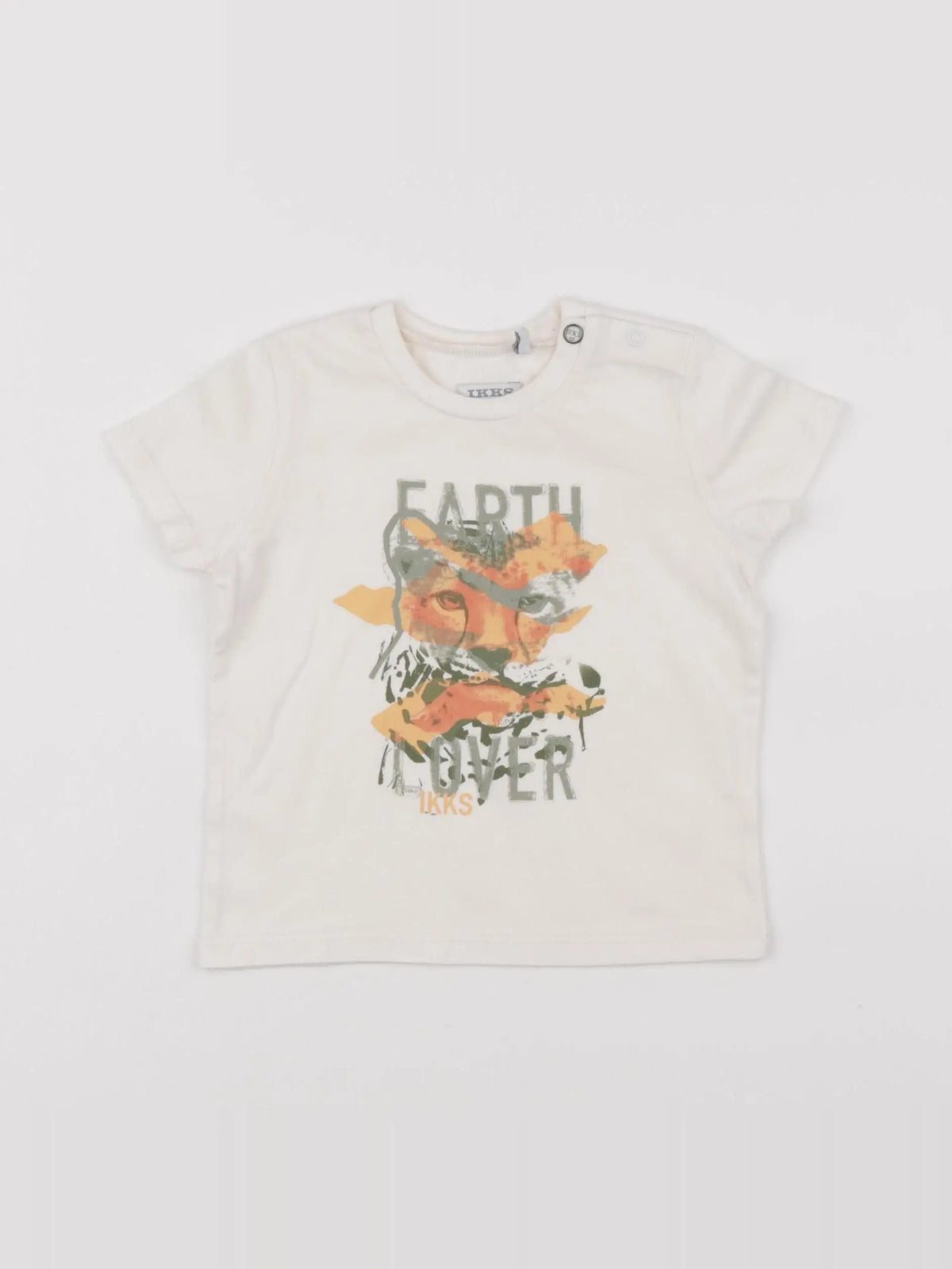 IKKS - tee-shirt beige - 12 mois