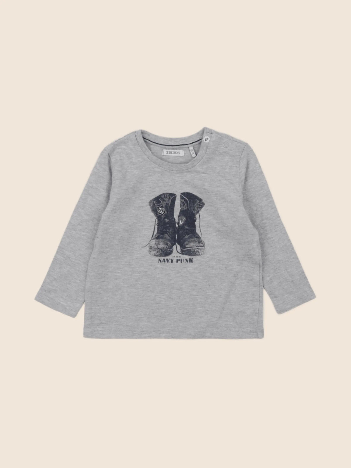 IKKS - tee-shirt gris - 12 mois