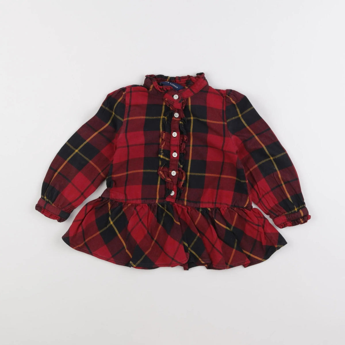 Ralph Lauren - blouse rouge - 18 mois