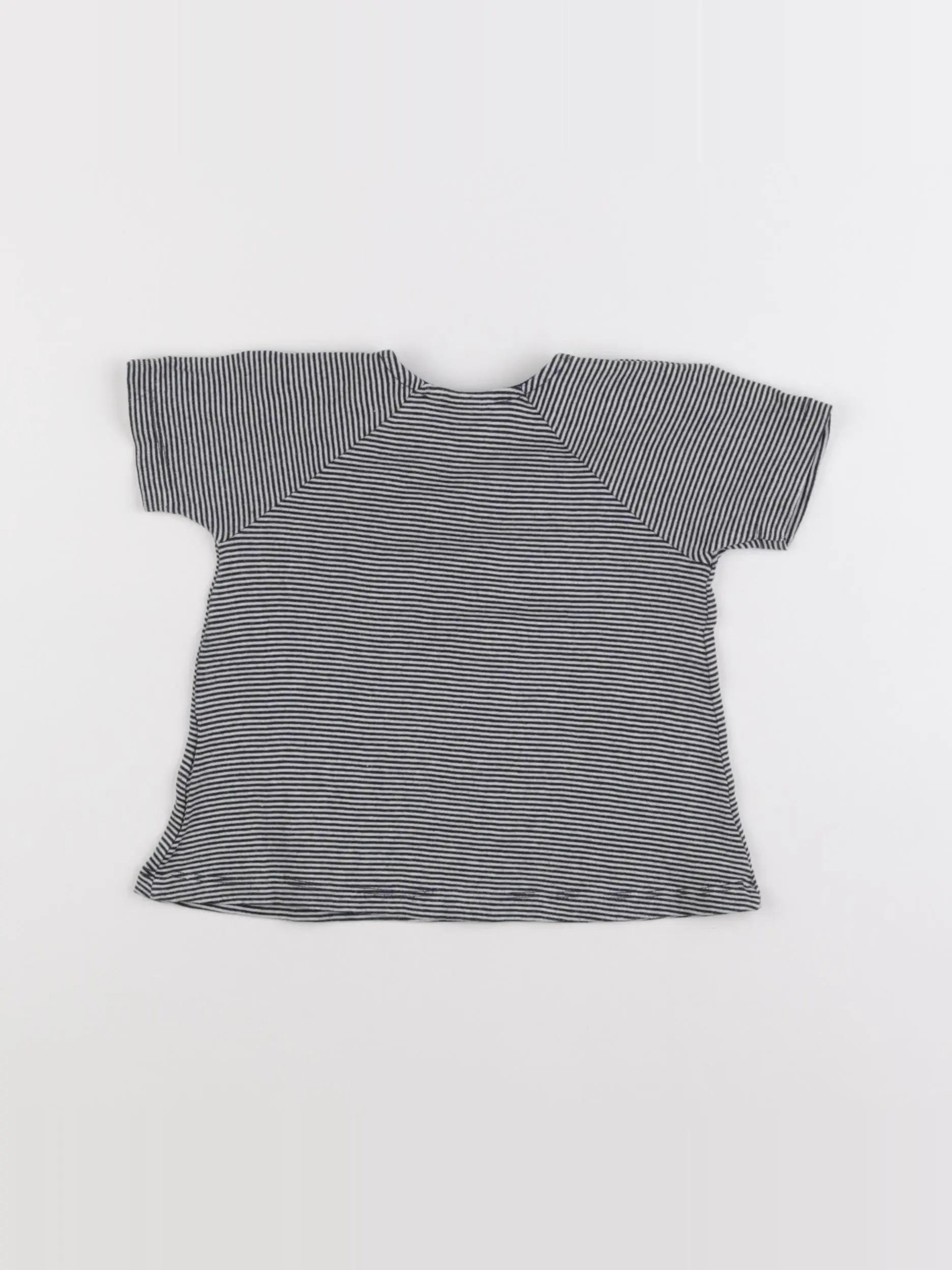 Petit Bateau - tee-shirt bleu - 18 mois