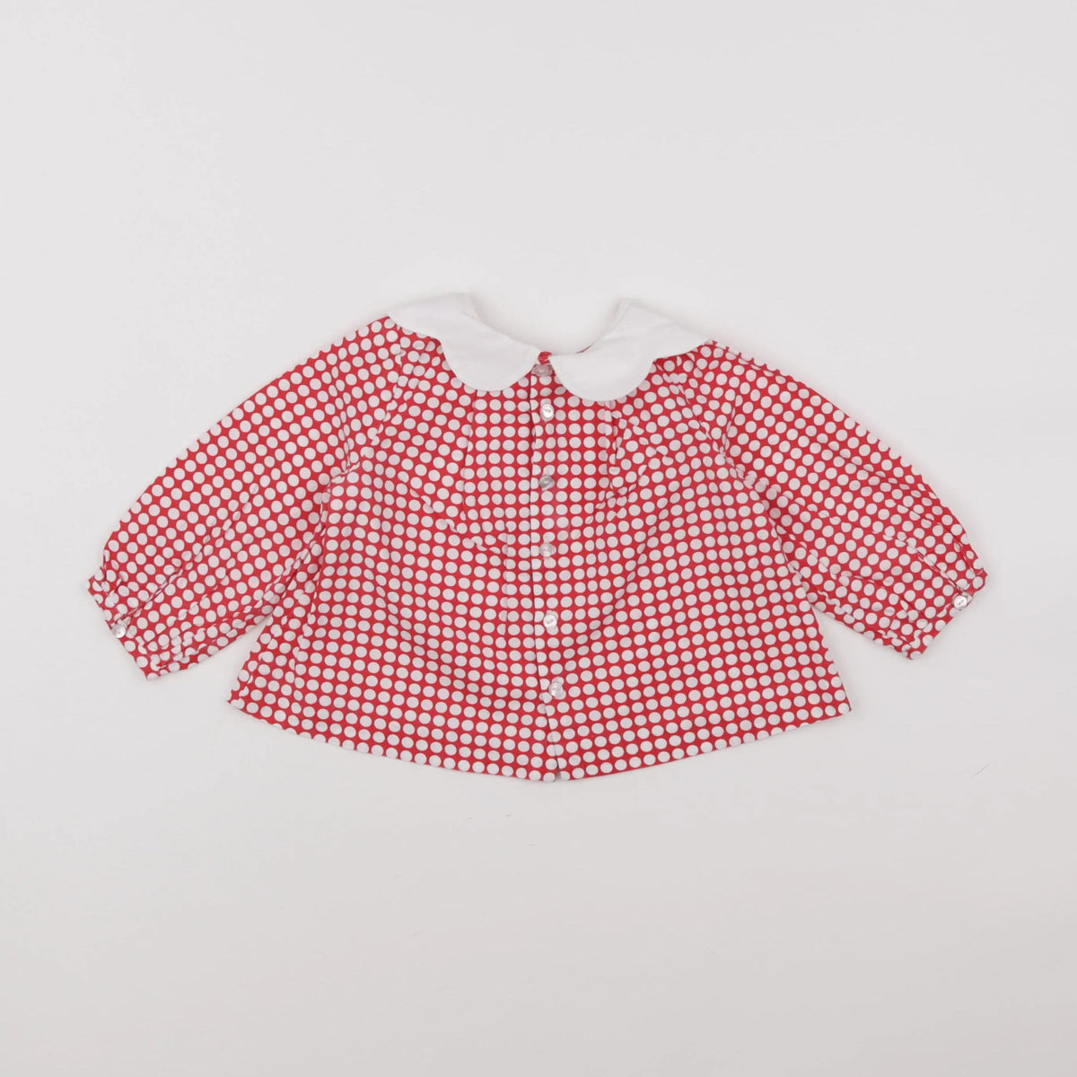 Jacadi - blouse rouge - 18 mois