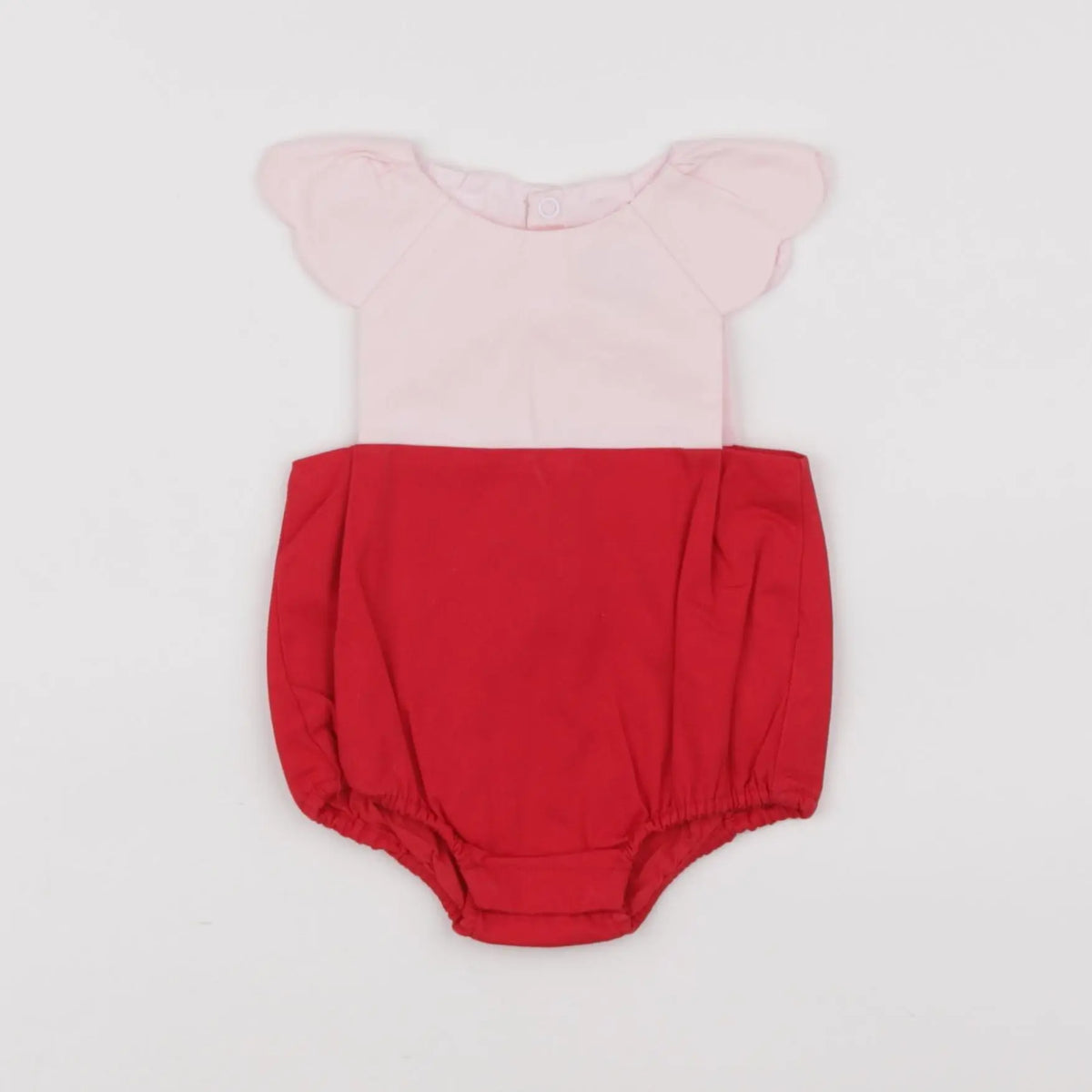 Jacadi - combinaison rouge, rose - 1 mois