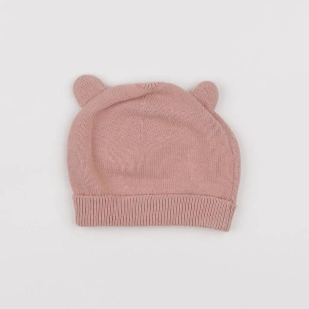 Vertbaudet - bonnet de naissance marron - 9 mois
