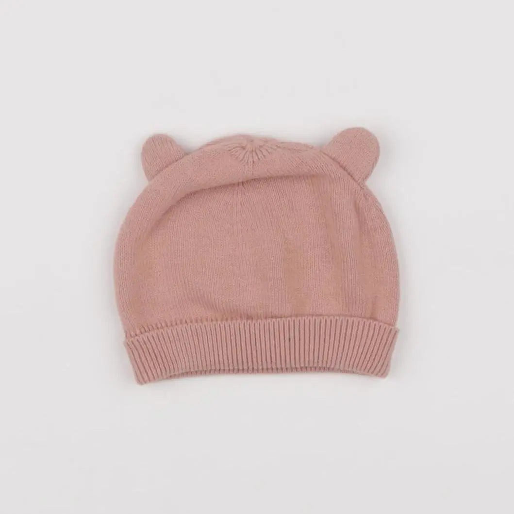 Vertbaudet - bonnet de naissance marron - 9 mois