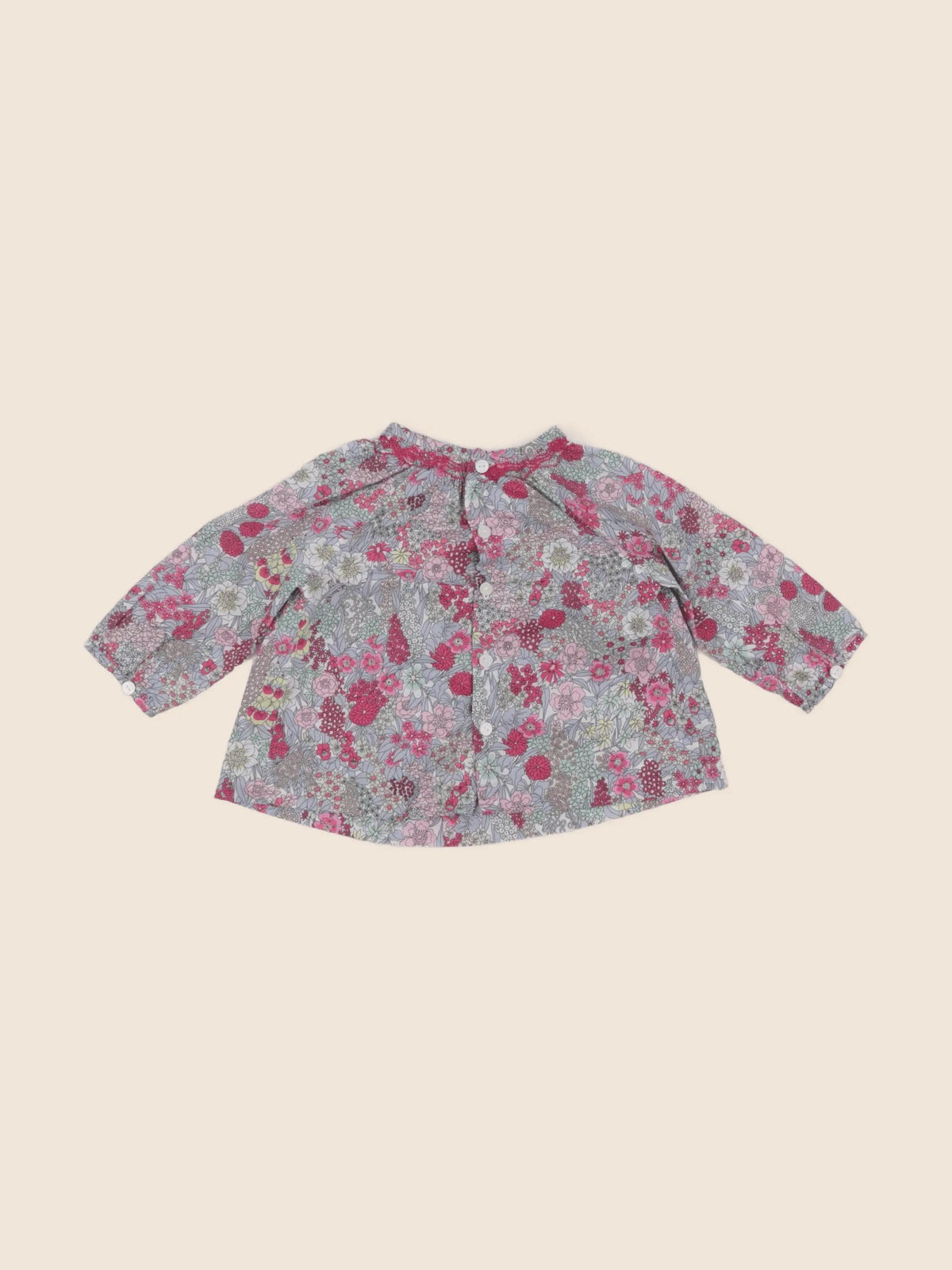 Jacadi - blouse liberty multicolore - 6 mois