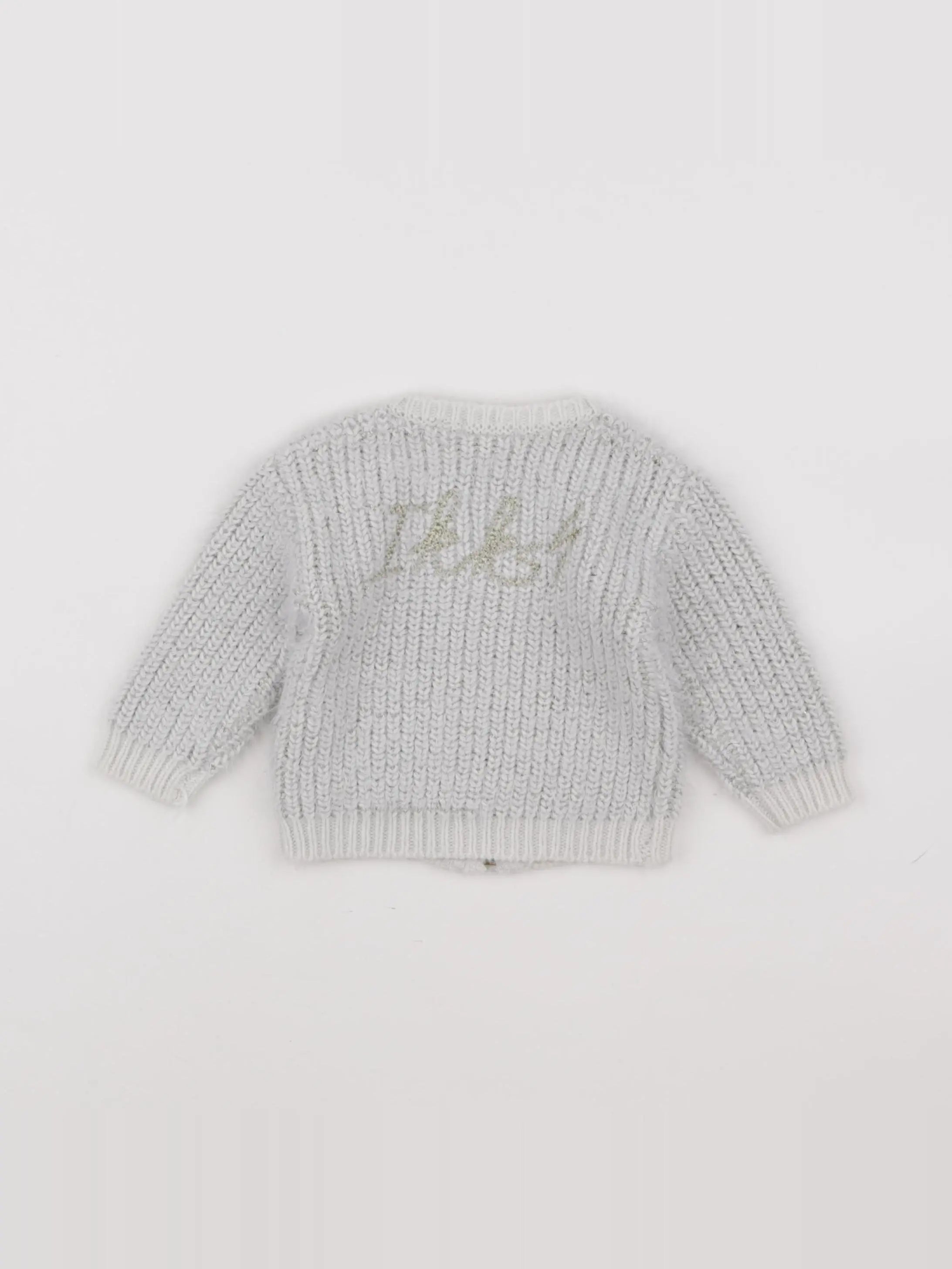 IKKS - gilet gris, or - 6 mois