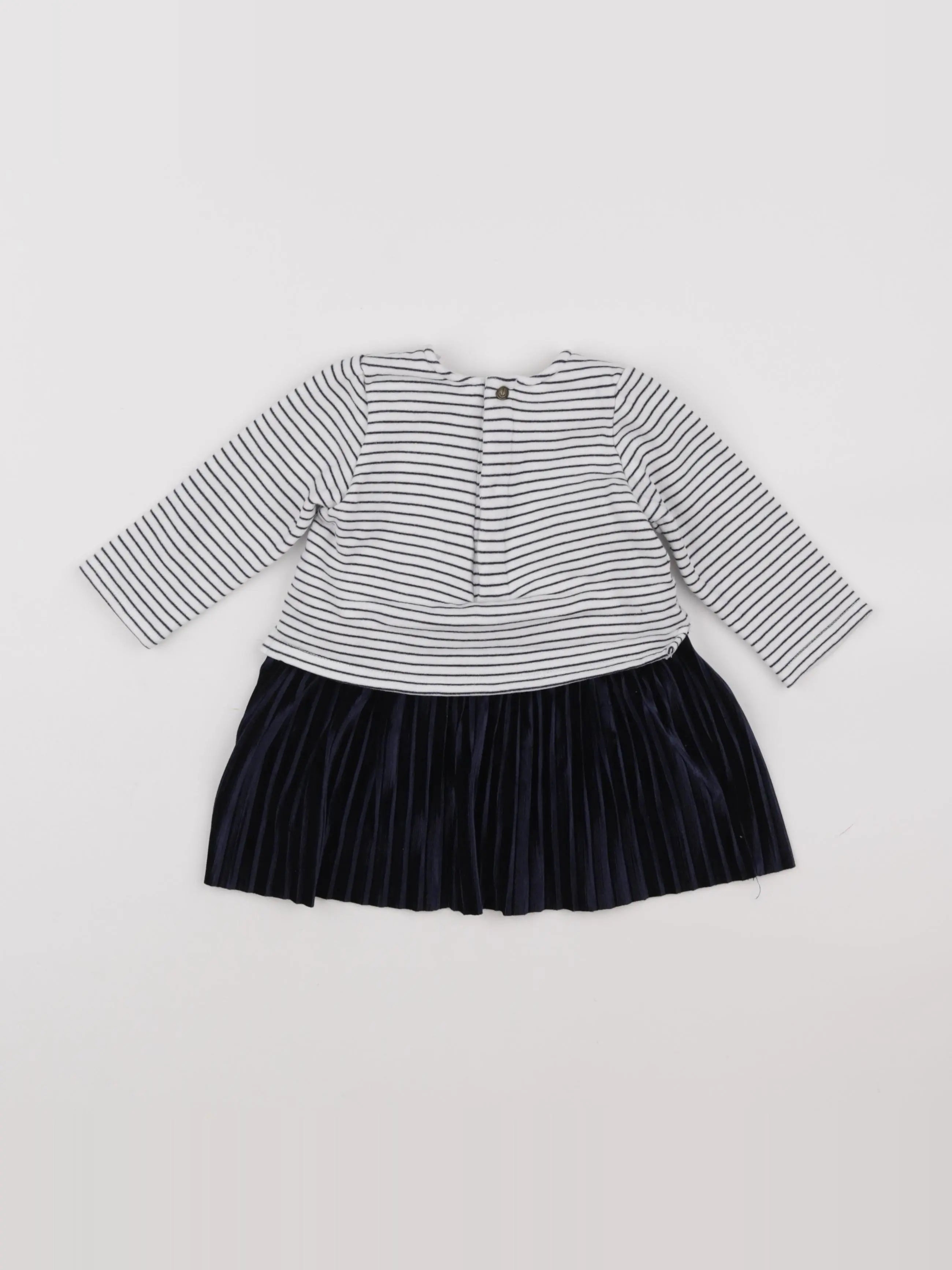 IKKS - robe blanc, noir - 12 mois
