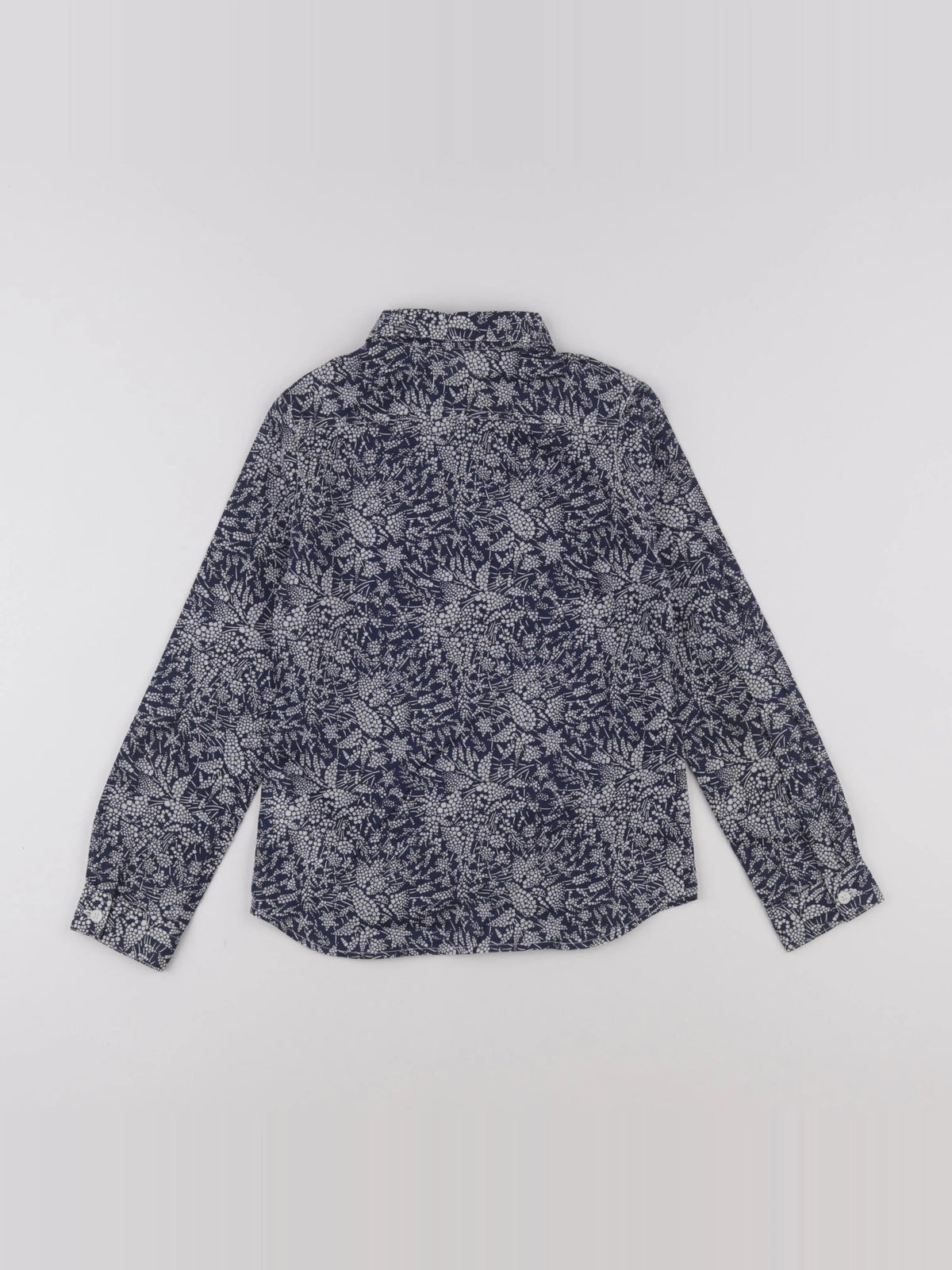 IKKS - chemise bleu, blanc - 8 ans