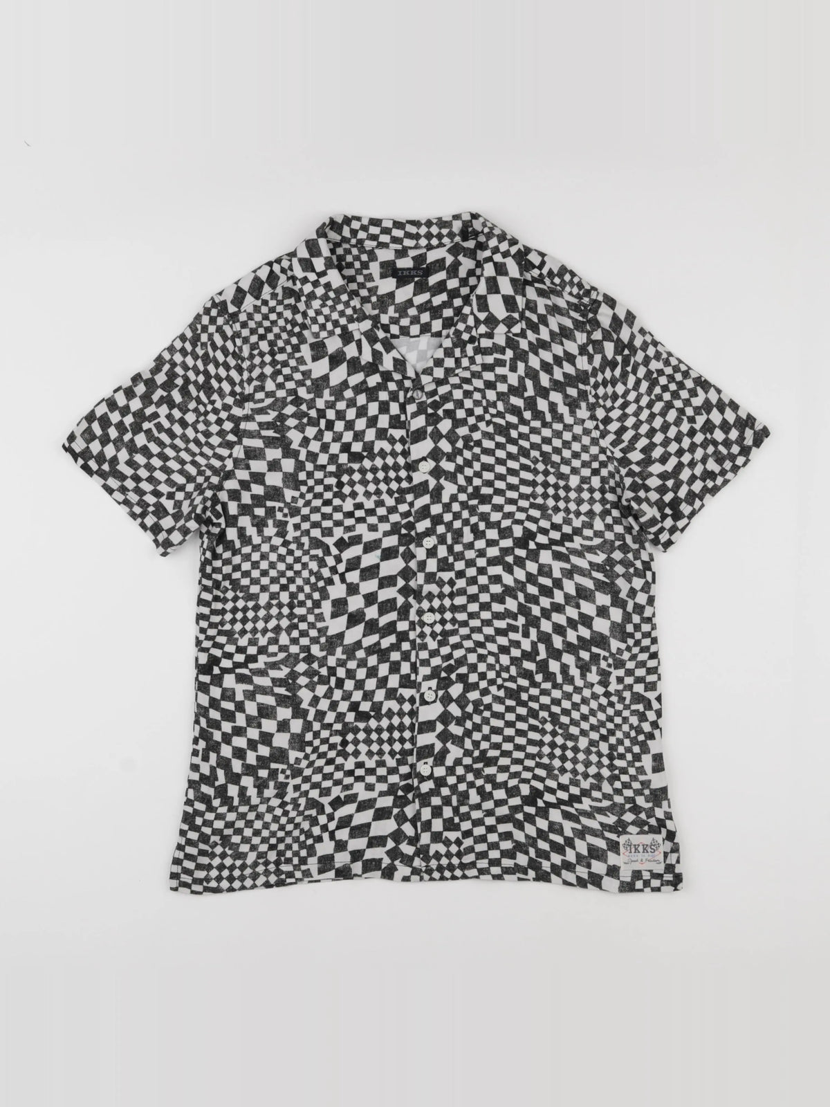 IKKS - chemise blanc, noir - 12 ans