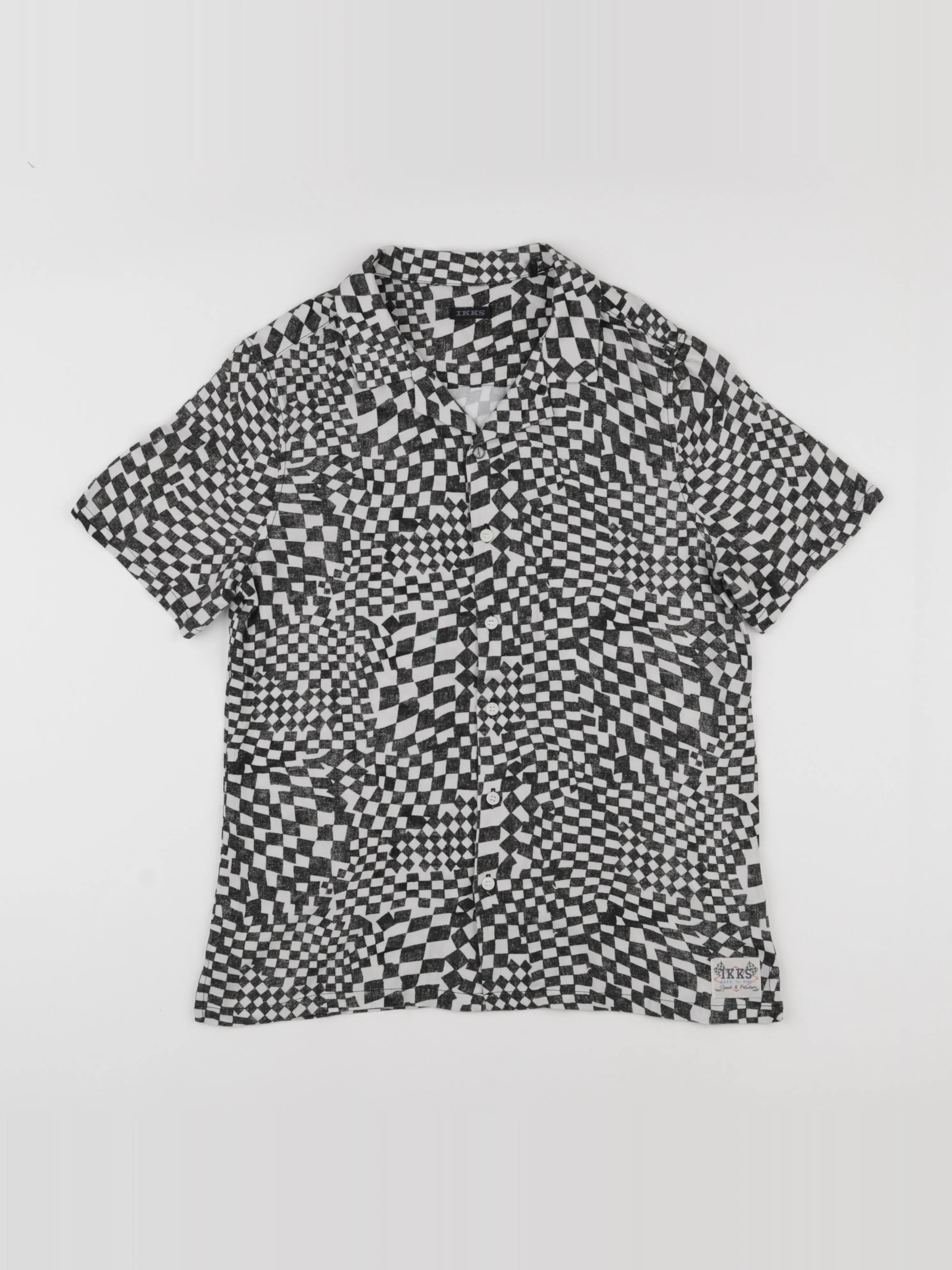 IKKS - chemise blanc, noir - 12 ans